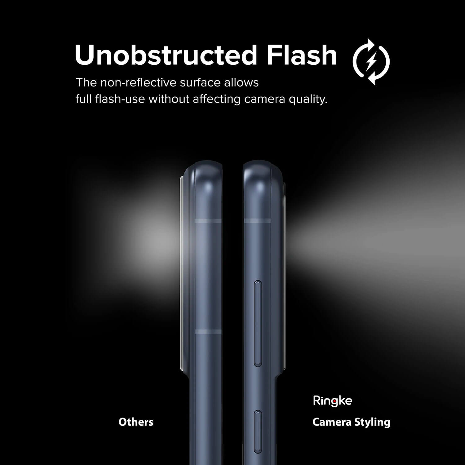 Ringke Samsung Galaxy S21 FE 5G Camera Styling Protector Black