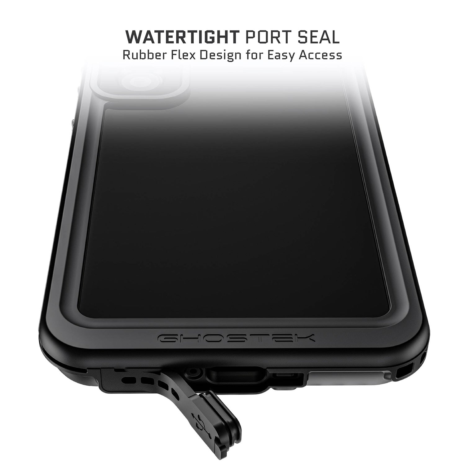 Ghostek Samsung Galaxy S23 Plus Case Nautical Slim Extreme Waterproof Black