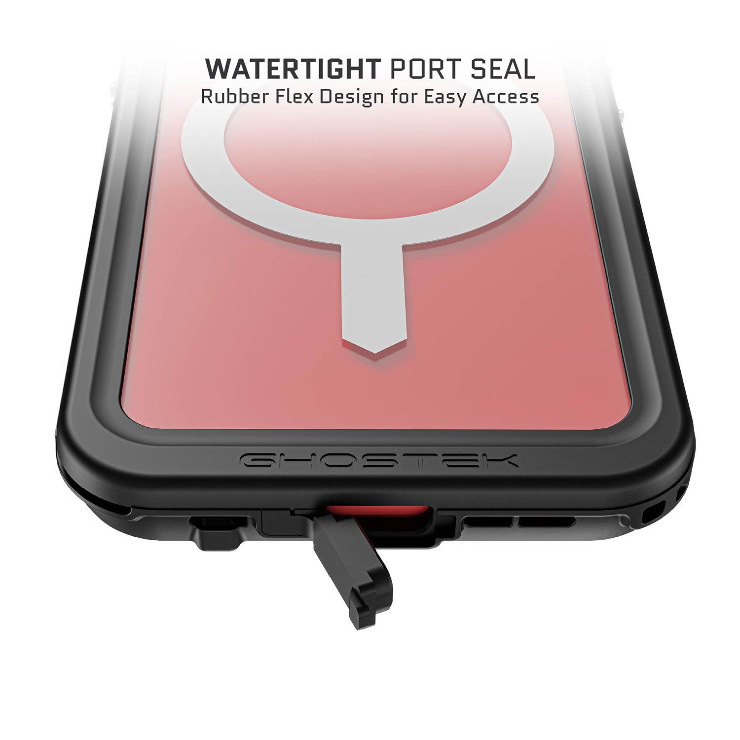 Ghostek iPhone 14 Plus Case Nautical Slim Waterproof w/ Magsafe Clear