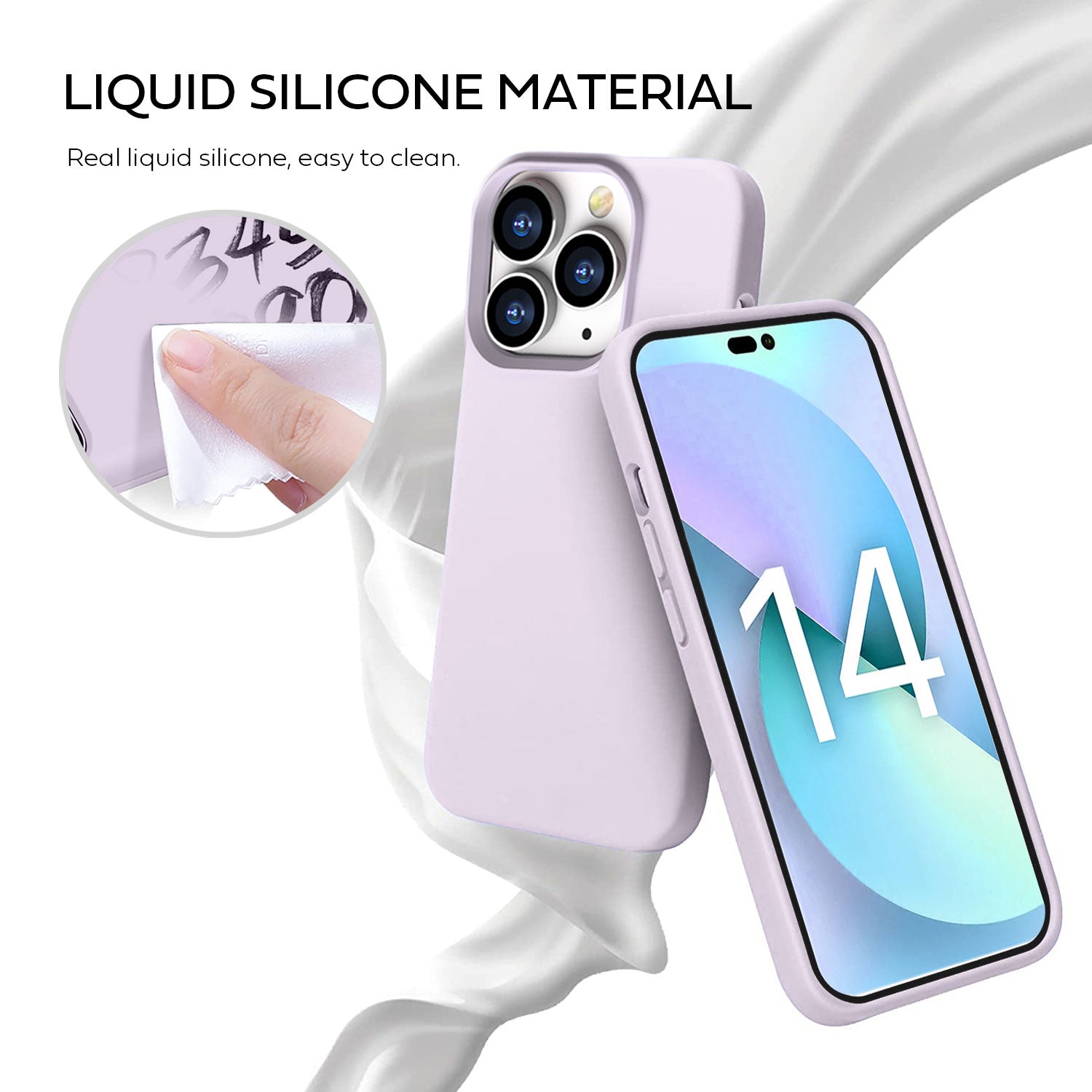 Tough On iPhone 14 Pro Strong Liquid Silicone Case