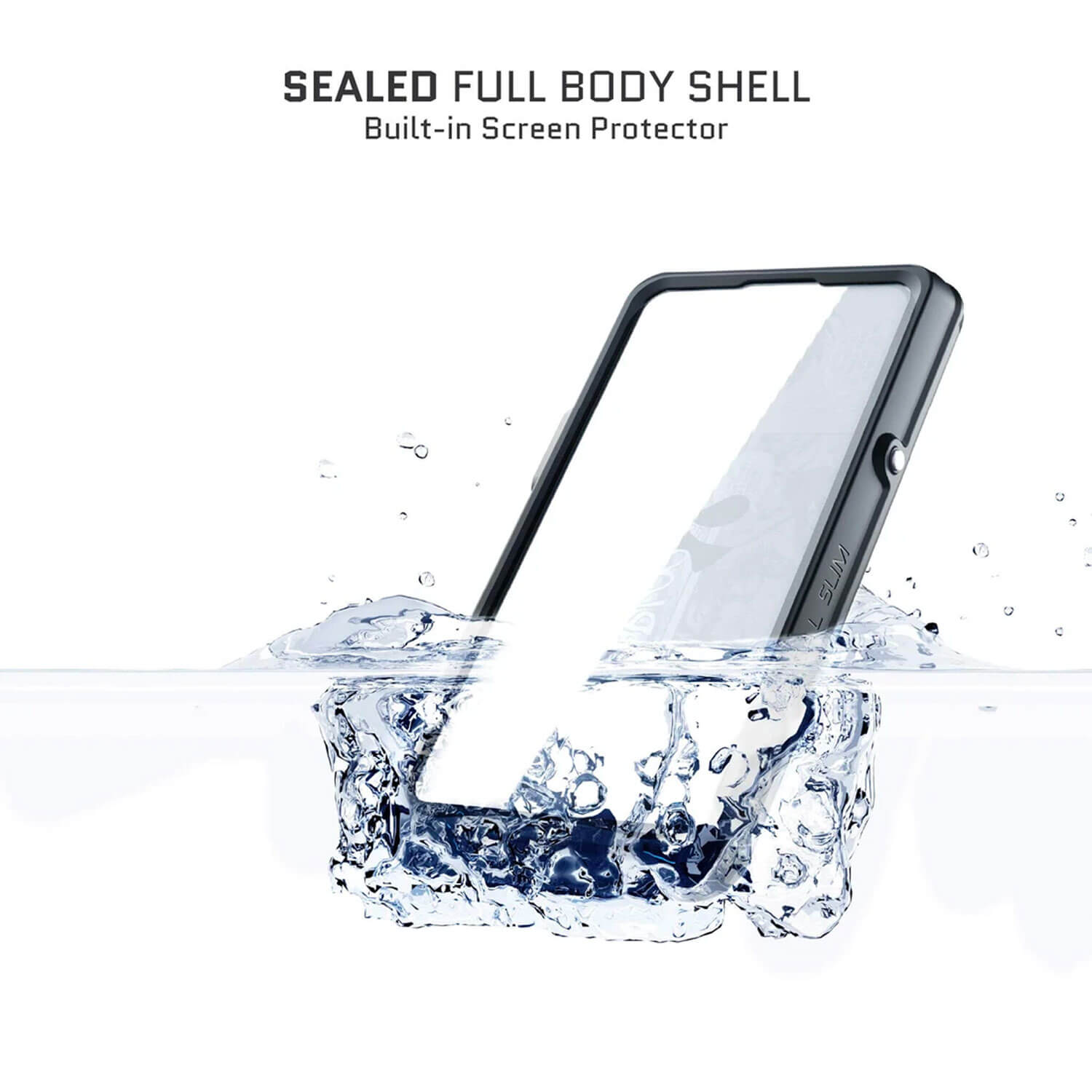 Ghostek iPhone 13 Pro Max Case Nautical Slim Waterproof w/ Magsafe Black