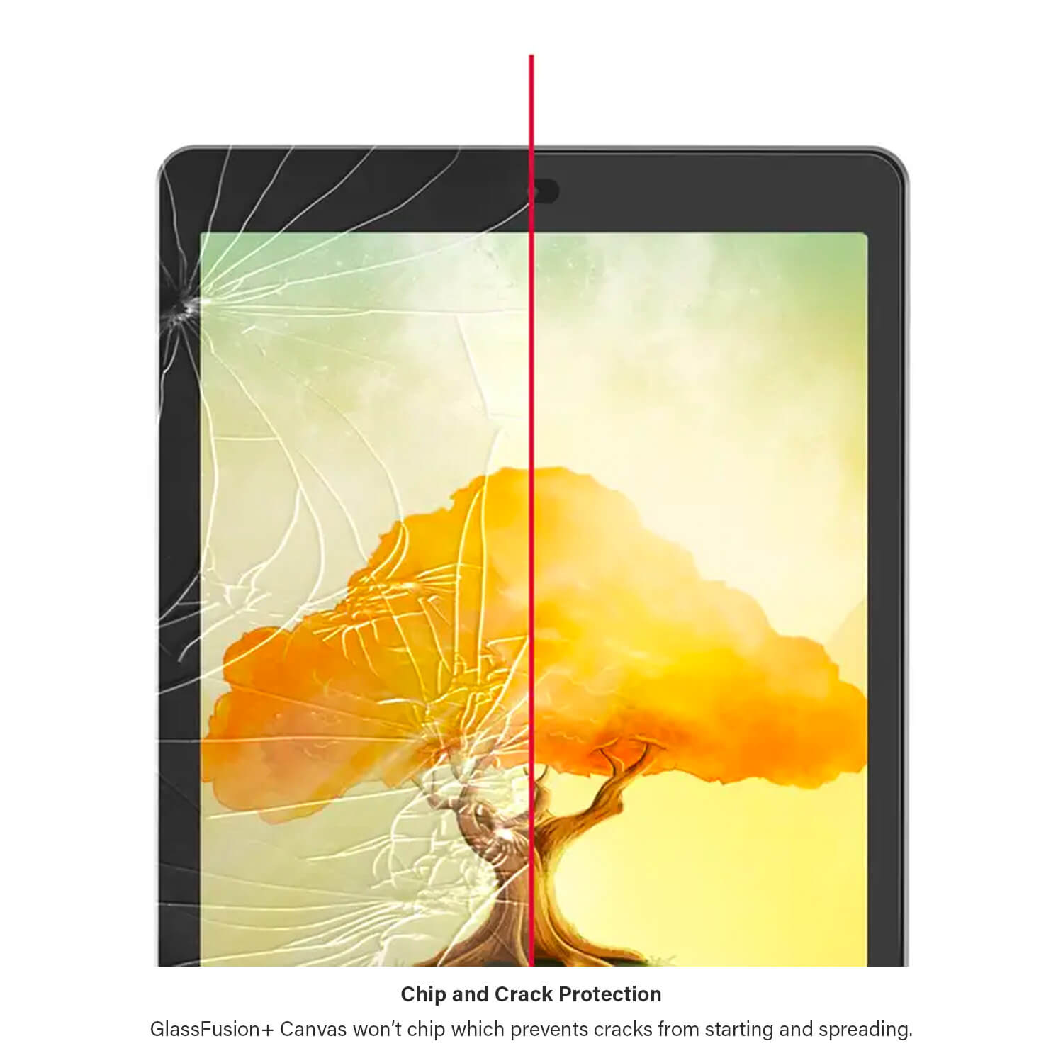 Zagg InvisibleShield iPad 9 / 8 / 7th Gen 10.2" Glass Fusion+Canvas Glass Screen Protector