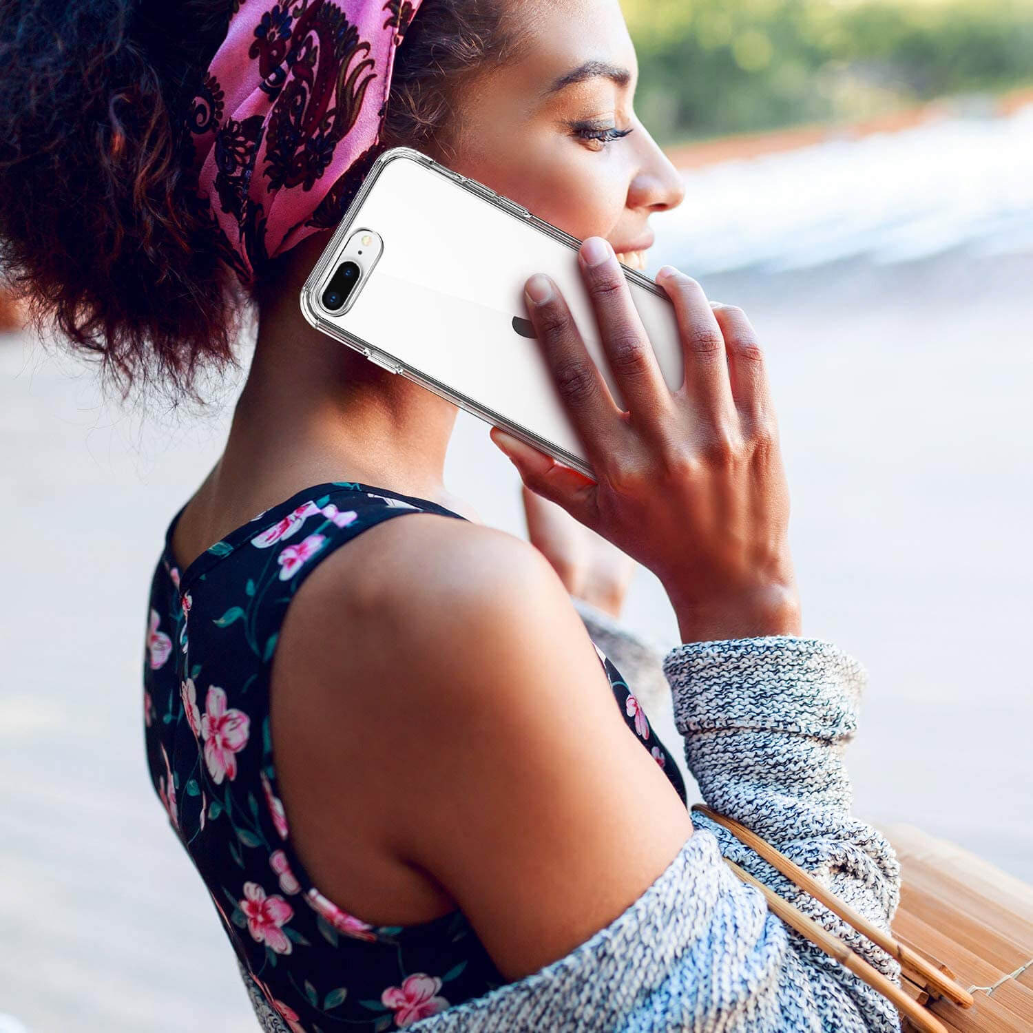 iPhone 8 Plus & 7 Plus Tough On Slim Hybrid Clear