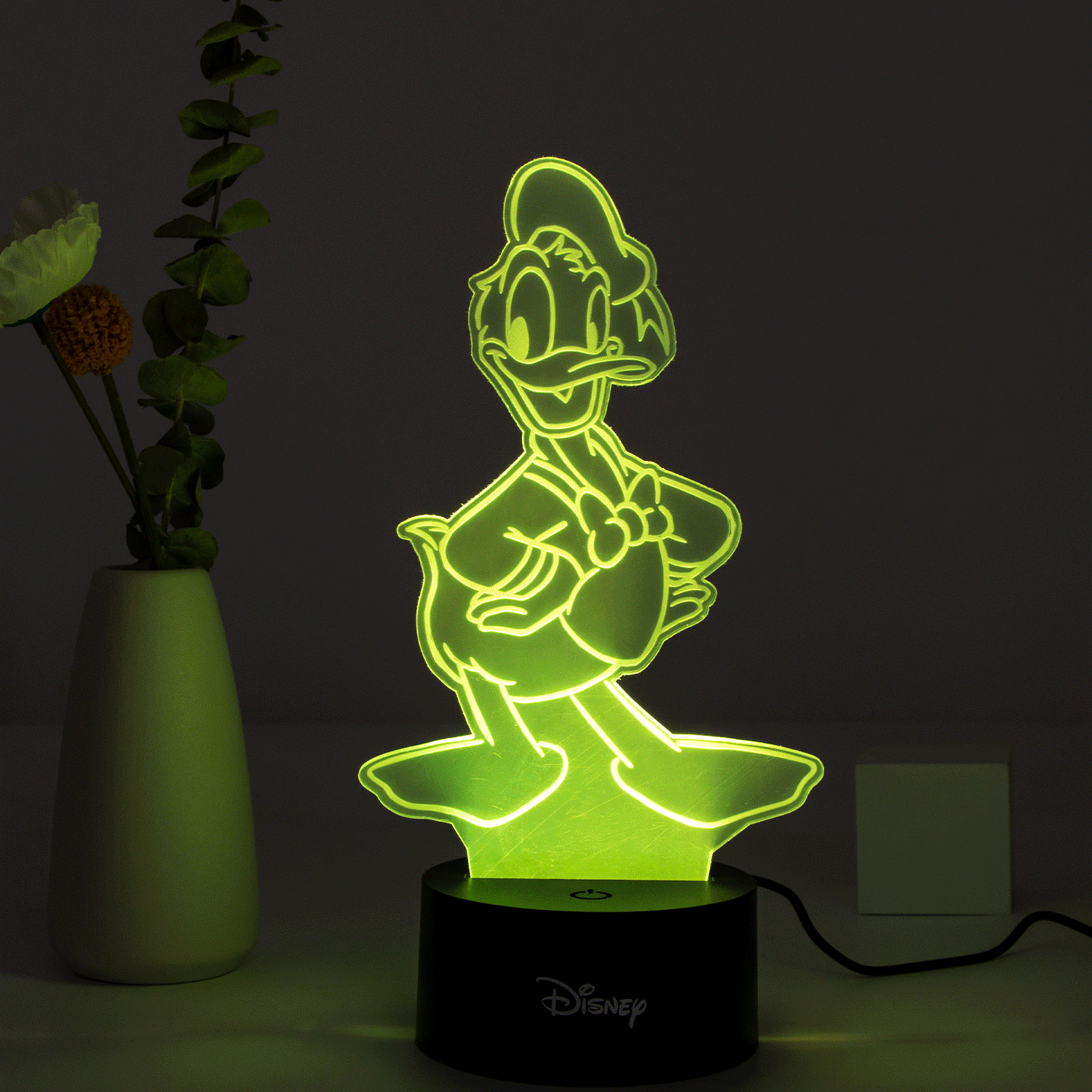 Disney 3D RGB App Controlled USB LED Night Light Donald Duck