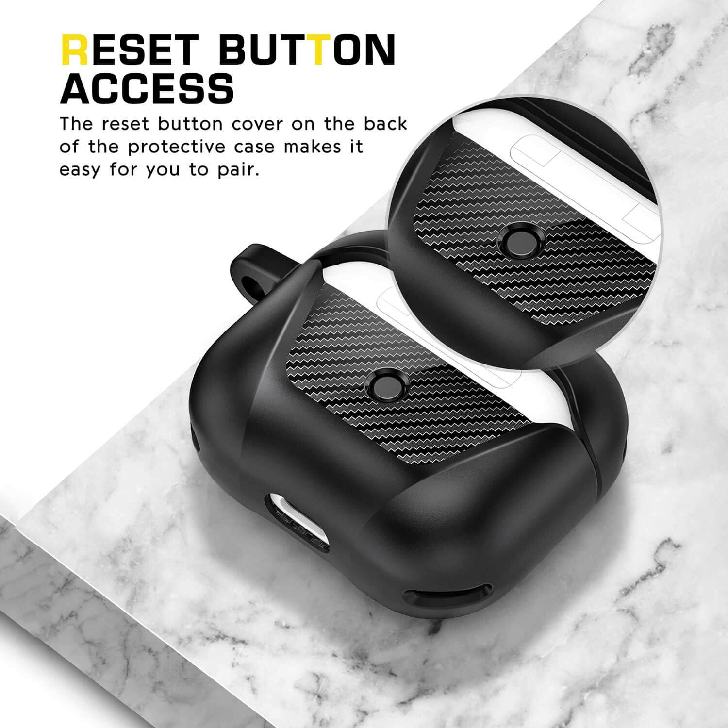 Tough On AirPods 3 JX Heavy Duty Case Black