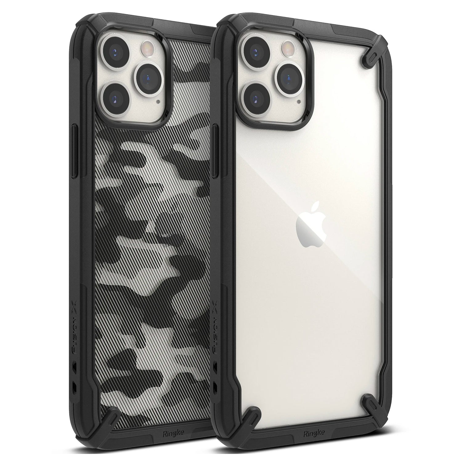 Ringke iPhone 12 / 12 Pro Case Fusion-X Camo Black