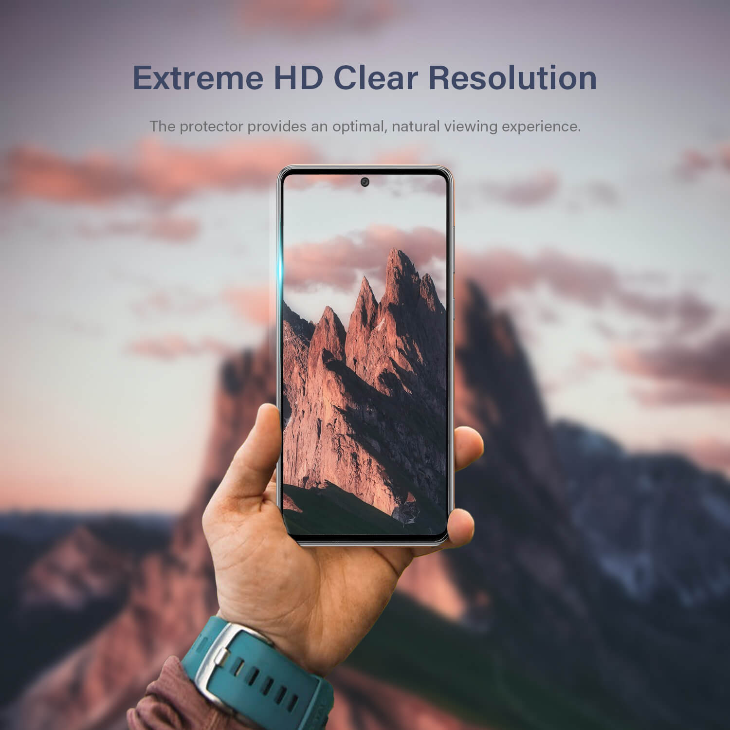 Tough On Samsung Galaxy A52s/A53 5G/A52 5G 2.5D Tempered Glass Screen Protector Black