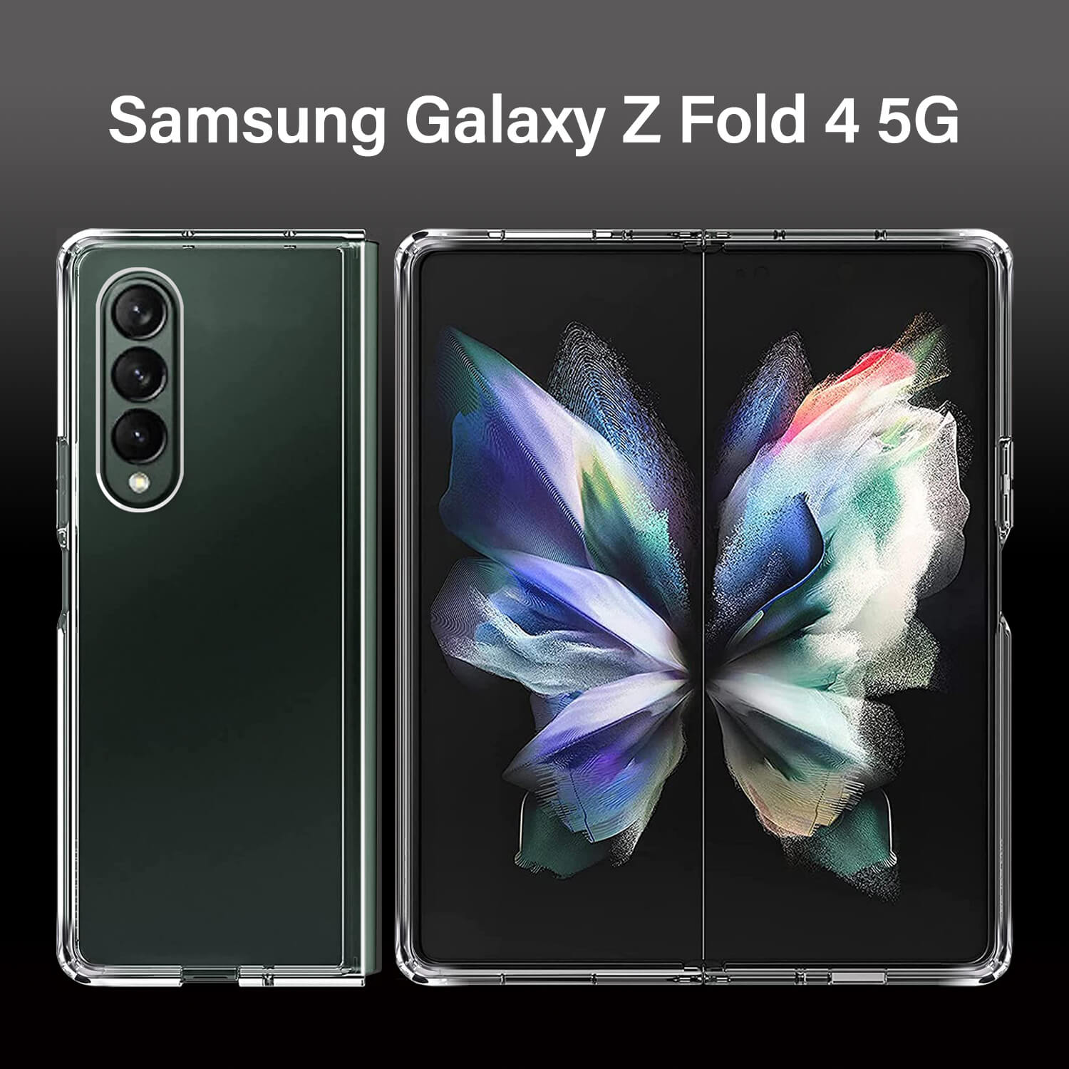 Tough On Samsung Galaxy Z Fold4 5G Case Tough Clear Air