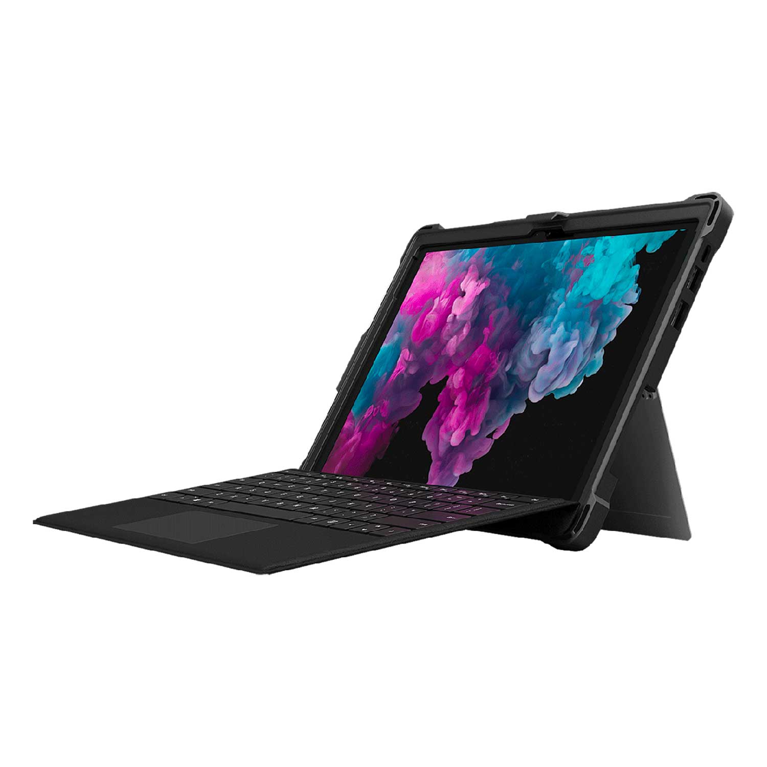 MAXCases Extreme Microsoft Surface Pro 5/6/7 12.3" Open Kickstand Design Black