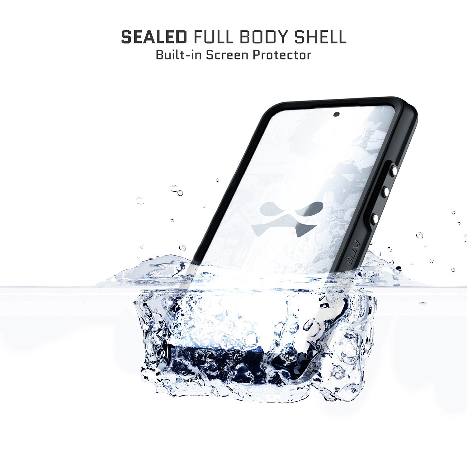 Ghostek Samsung Galaxy S23 Case Nautical Slim Extreme Waterproof Black