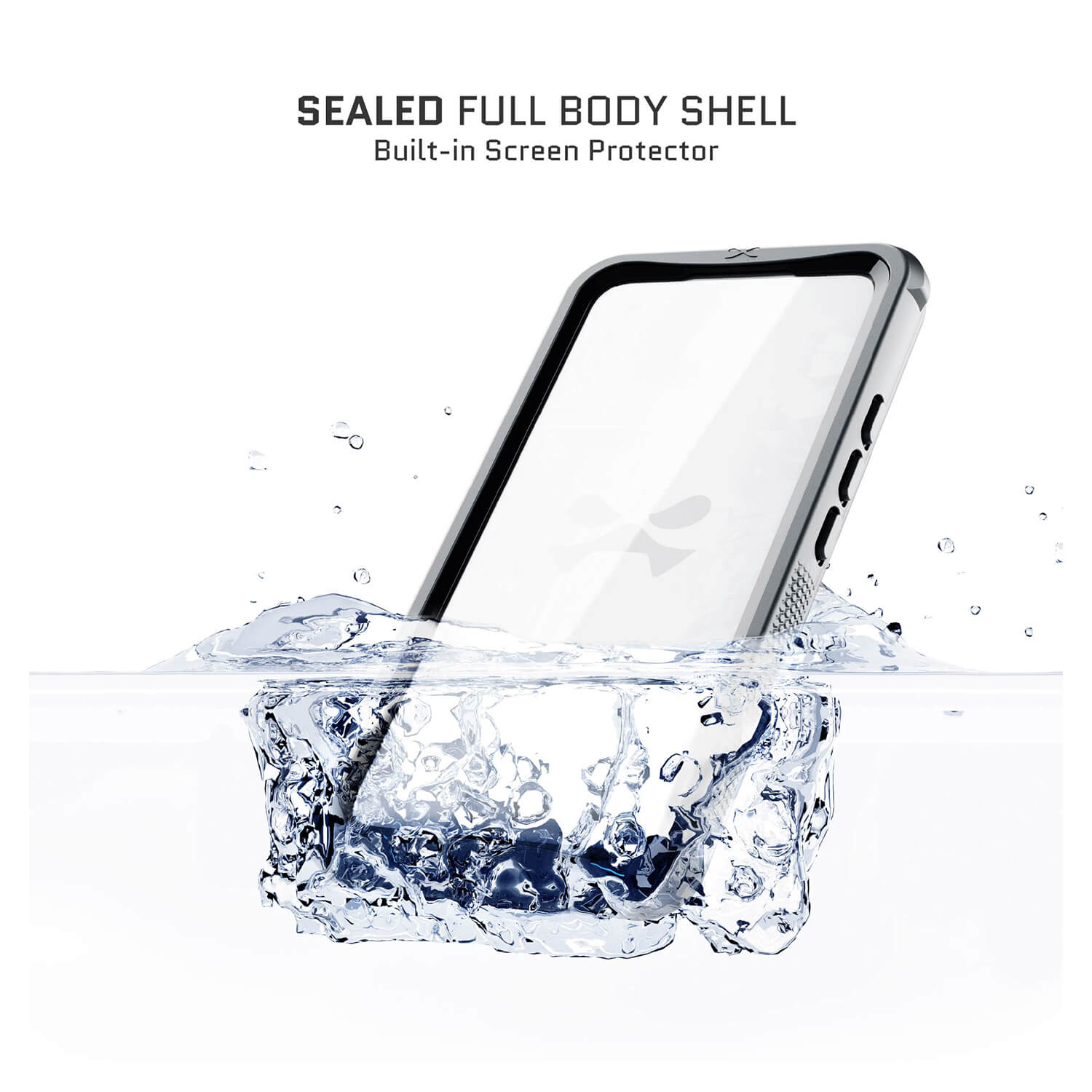 Ghostek Samsung Galaxy S22 Ultra Case Nautical Slim Waterproof Holster Black