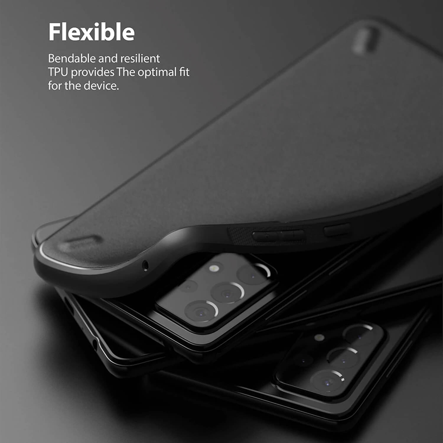 Ringke Samsung Galaxy A72 Case Onyx Dark Grey