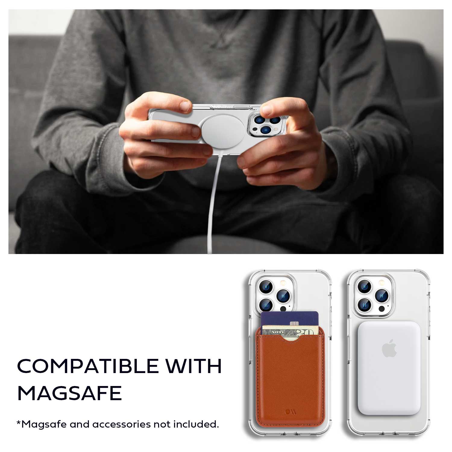 Tough On iPhone 14 Pro Max Clear Case with Magsafe