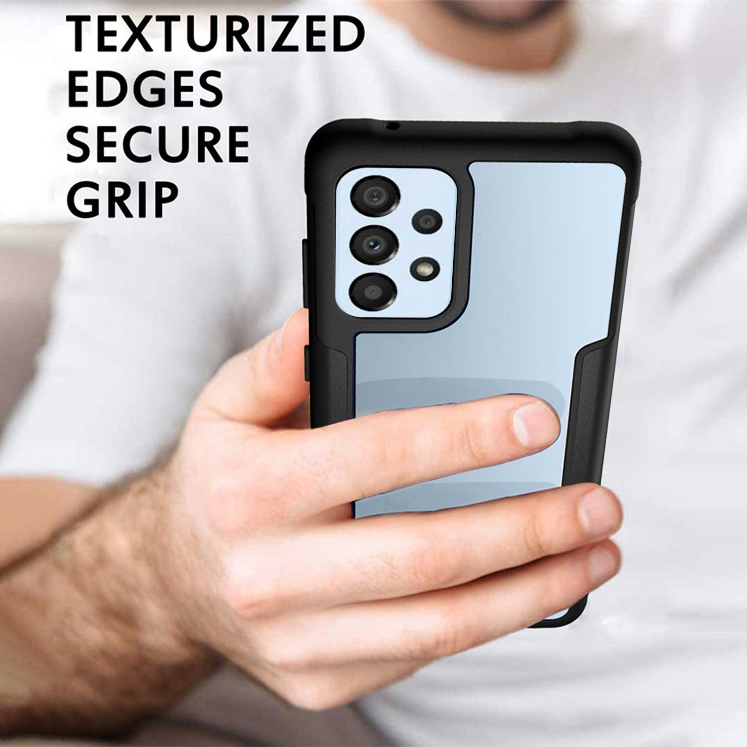 Tough On Samsung Galaxy A33 5G Case Iron Shield Black