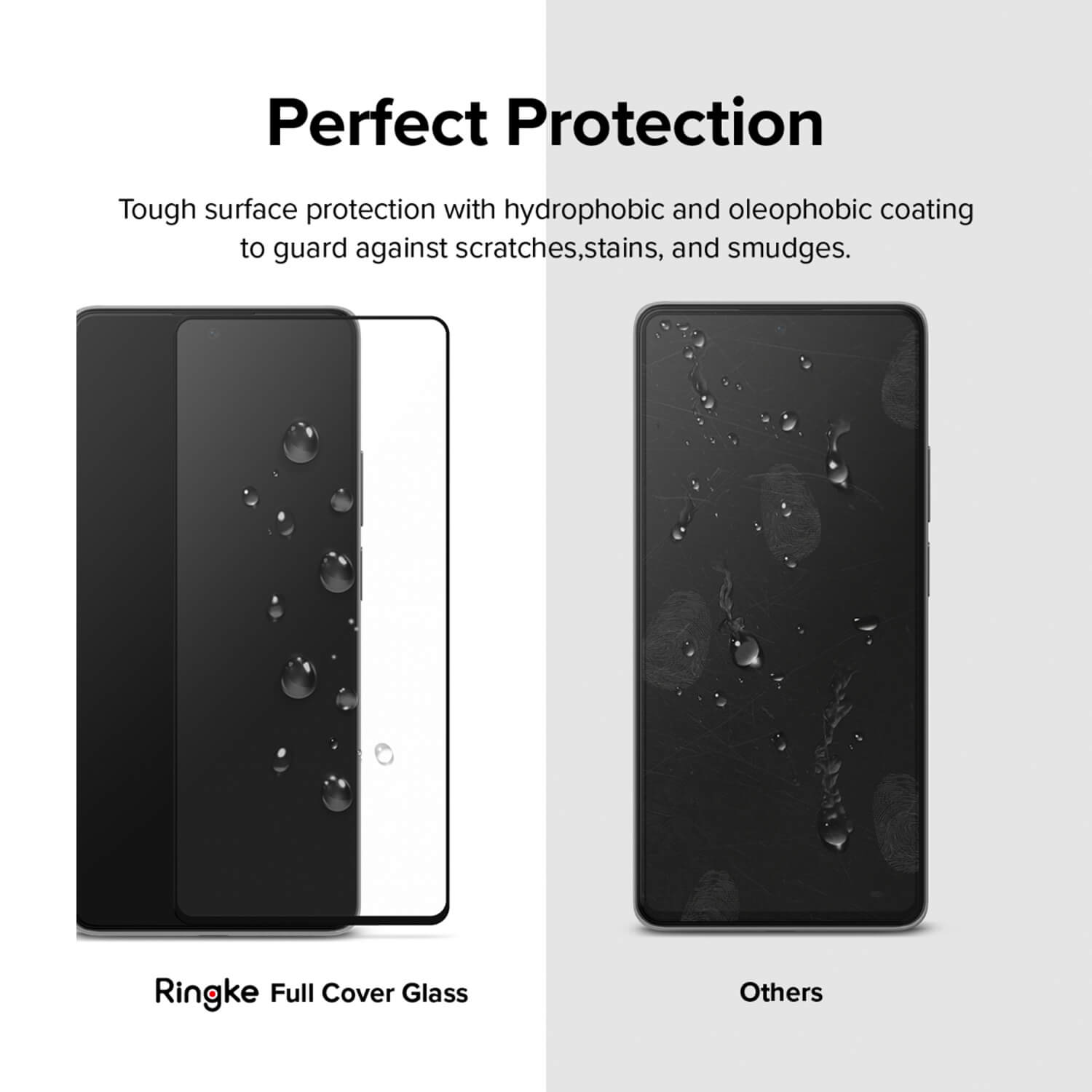 Ringke Xiaomi Mi 11T & 11T Pro Screen Protector Invisible Defender Full Cover Glass
