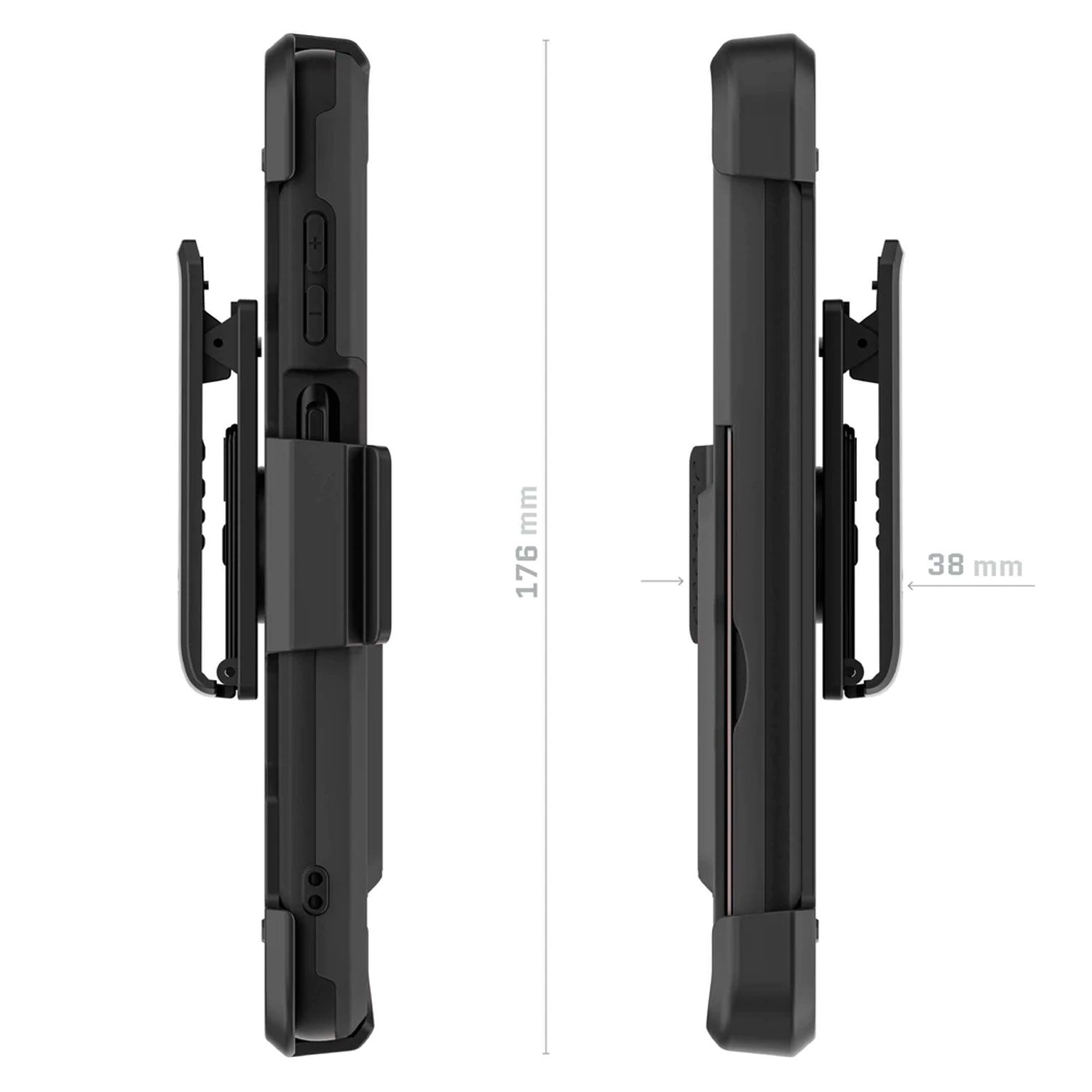 Ghostek Samsung Galaxy A13 5G Case Iron Armor 3 with Belt Clip Matte Black