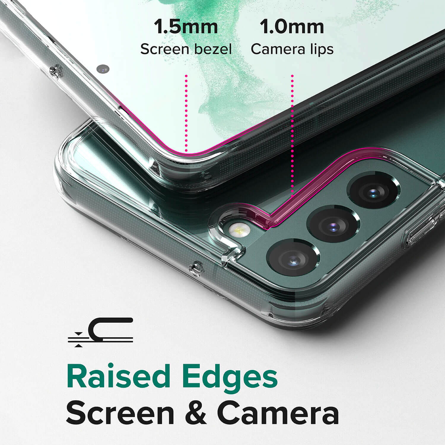 Ringke Samsung Galaxy S22 Plus Case Fusion Matte Clear