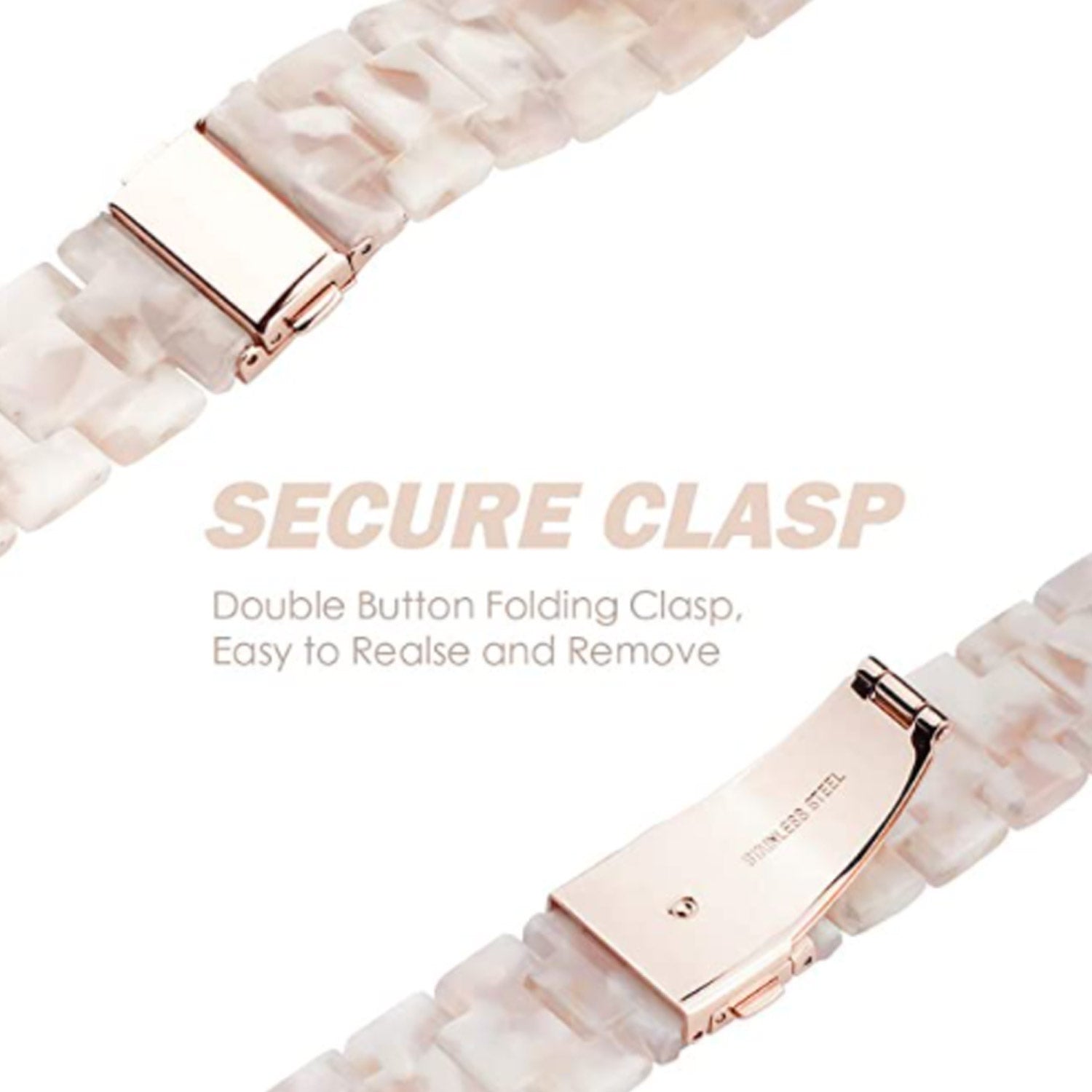 Tough On Apple Watch Band Series 1 / 2 / 3 42mm Resin Beige