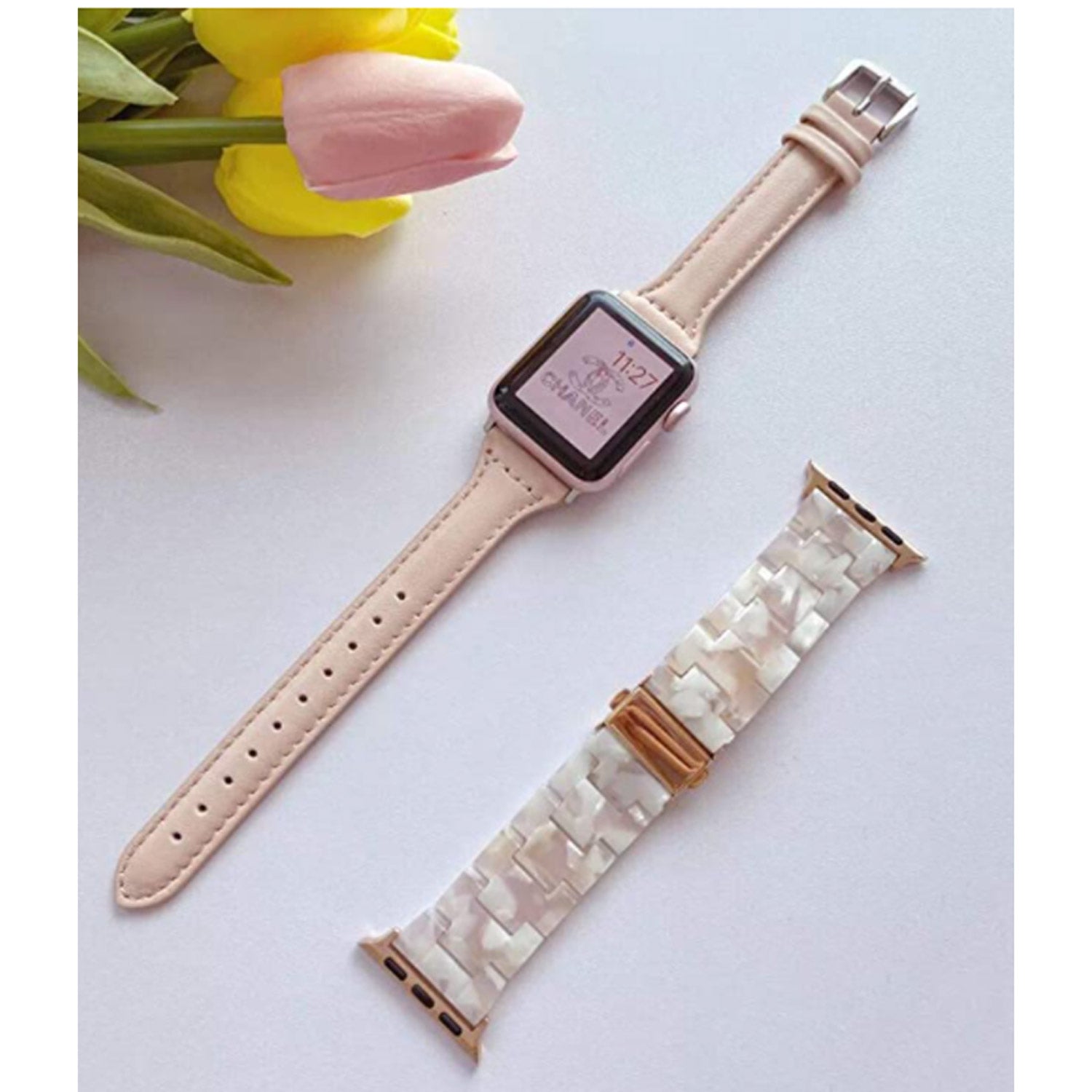 Tough On Apple Watch Band Series 1 / 2 / 3 42mm Resin Beige