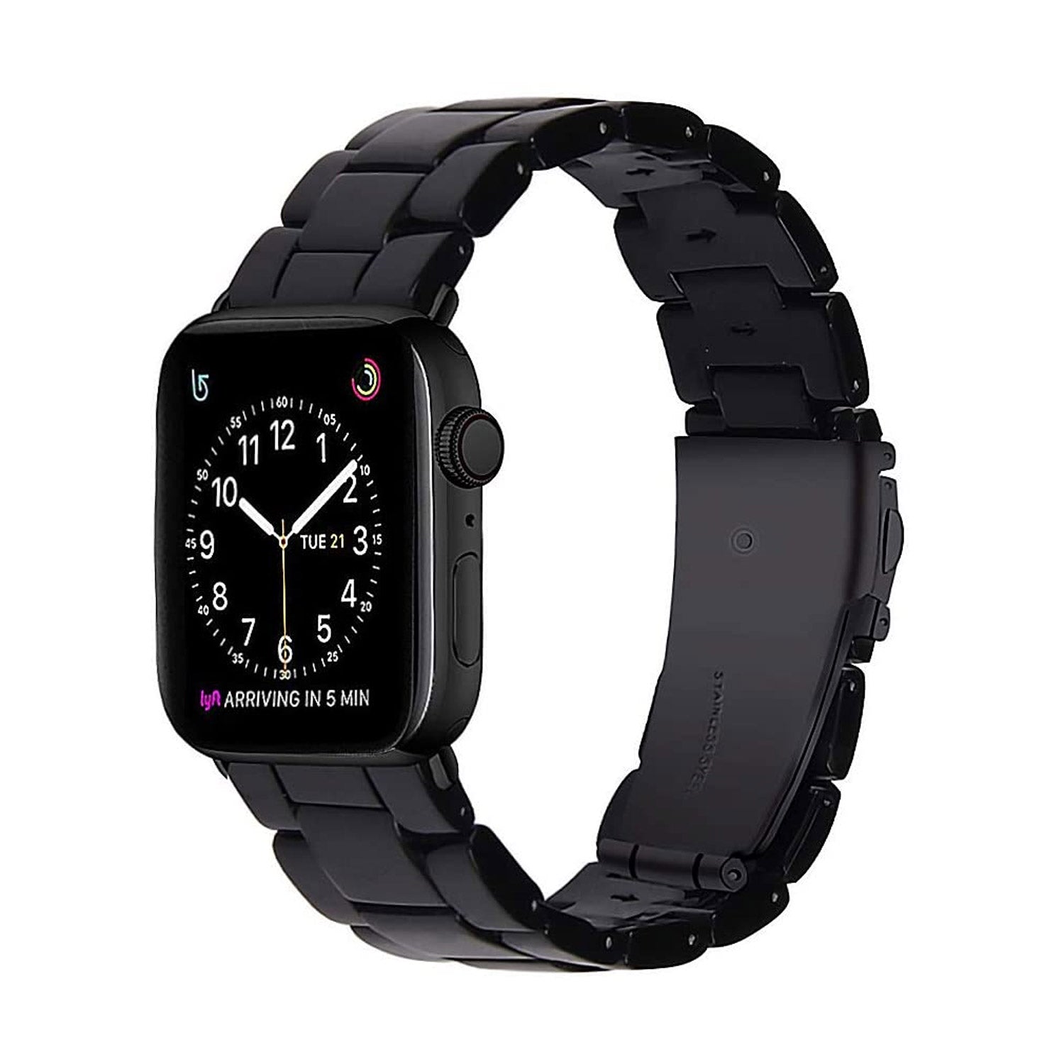 Tough On Apple Watch Band Series 4 / 5 / 6 / SE 40mm Resin Black
