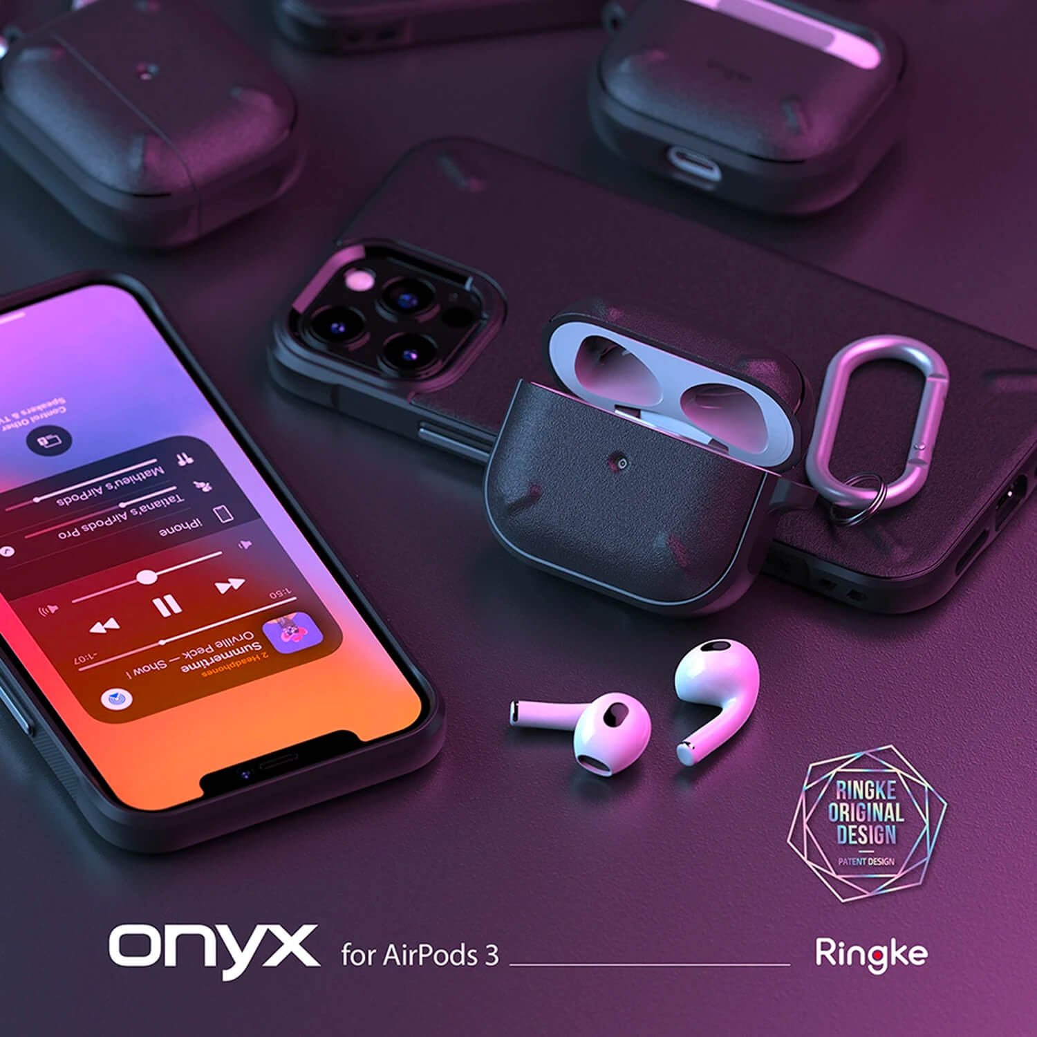 Ringke Apple AirPods 3 2021 Case Onyx Black