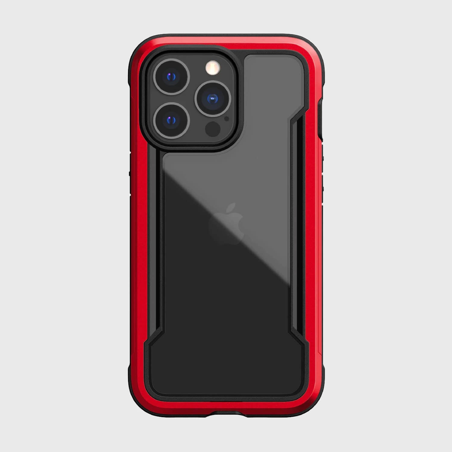 Raptic iPhone 13 Pro Max Case Shield Pro AntiMicrobial Red