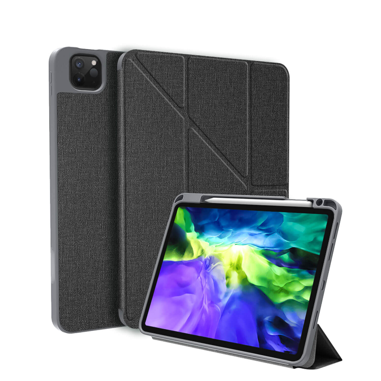 Mutural iPad Pro 11" 2021 / 2020 Smart Cover Kingkong Case Black