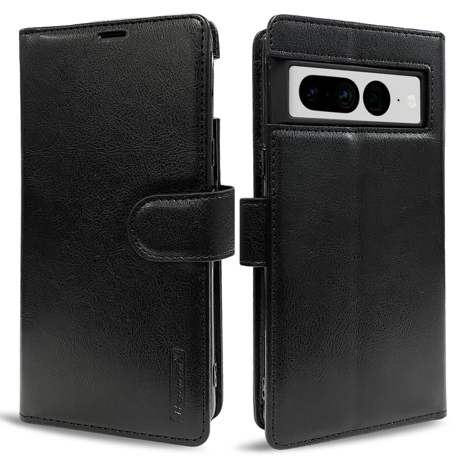 Hanman Google Pixel 7 Pro Leather Case Black