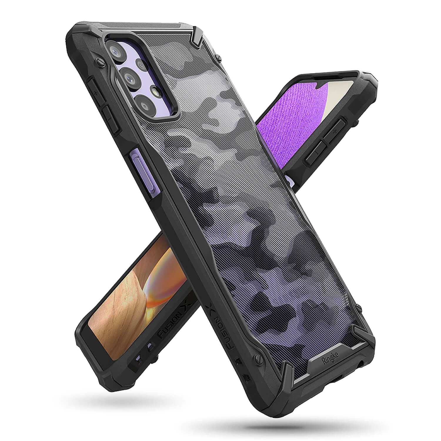 Ringke Samsung Galaxy A32 5G Case Fusion X Design Camo Black