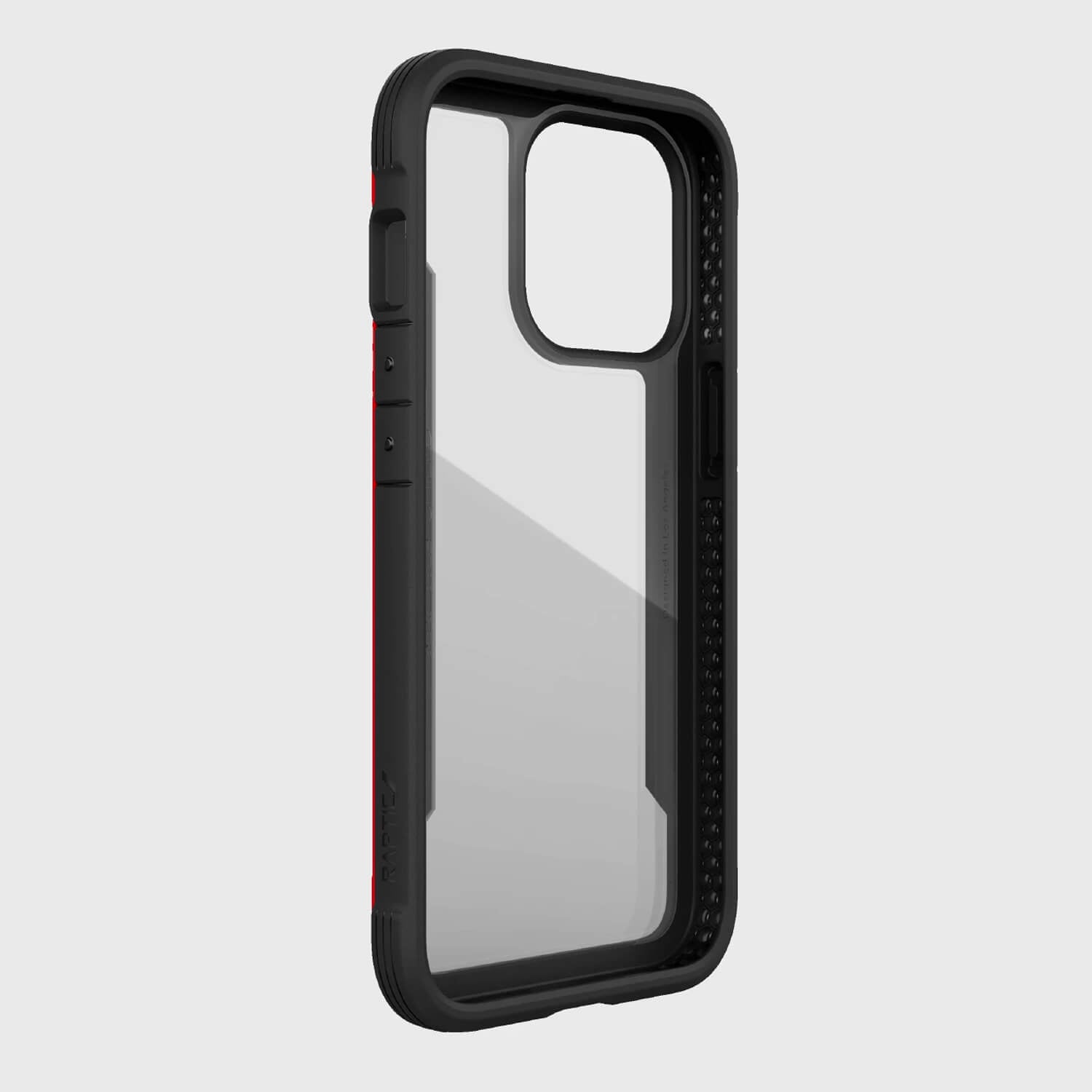 Raptic iPhone 13 Pro Max Case Shield Pro AntiMicrobial Red