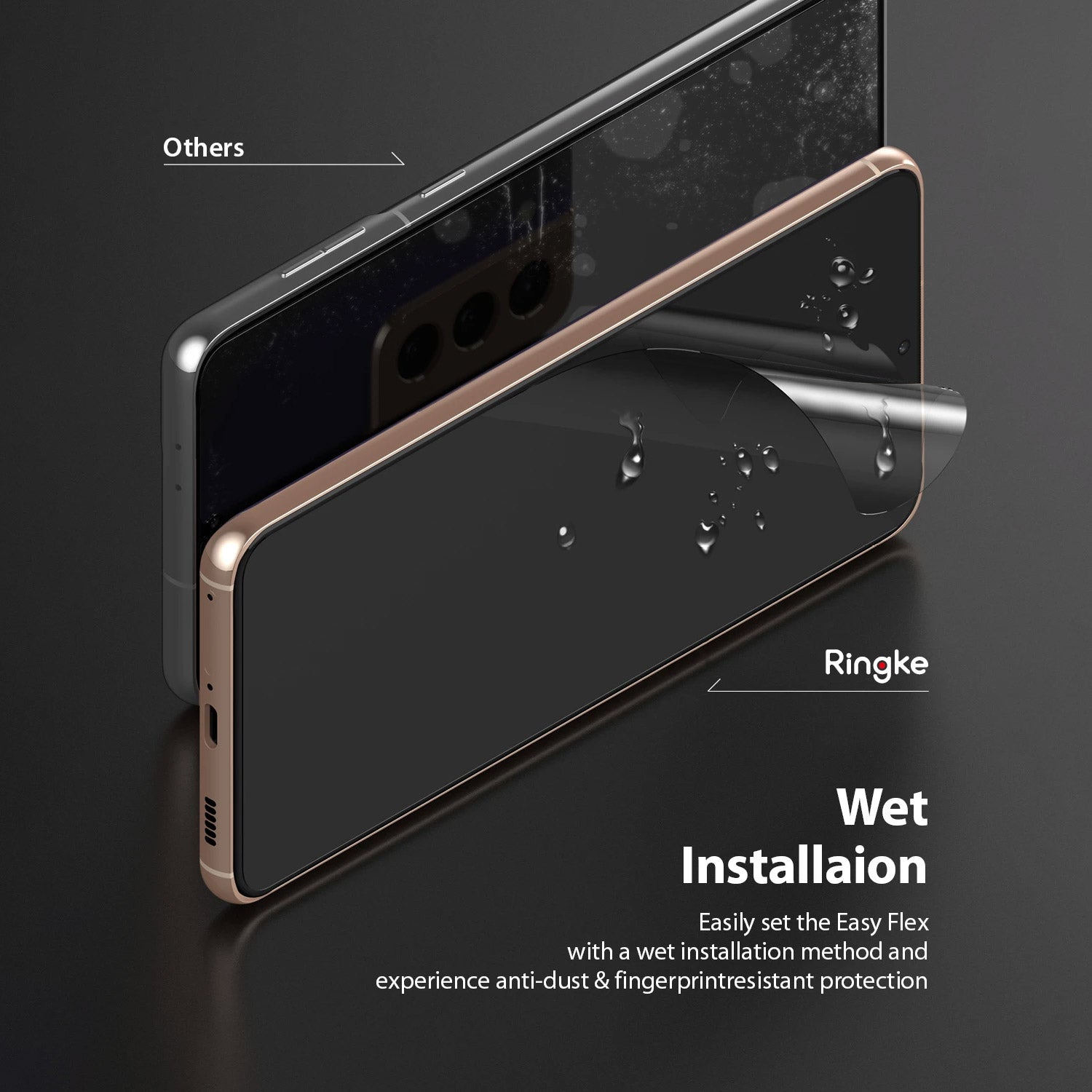Ringke Samsung Galaxy S21 Plus 5G Screen Protector Easy Flex 2 Pack