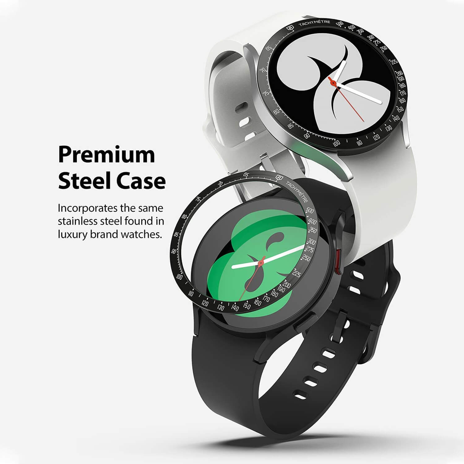 Ringke Samsung Galaxy Watch 4 40mm Bezel Styling Stainless Case Black