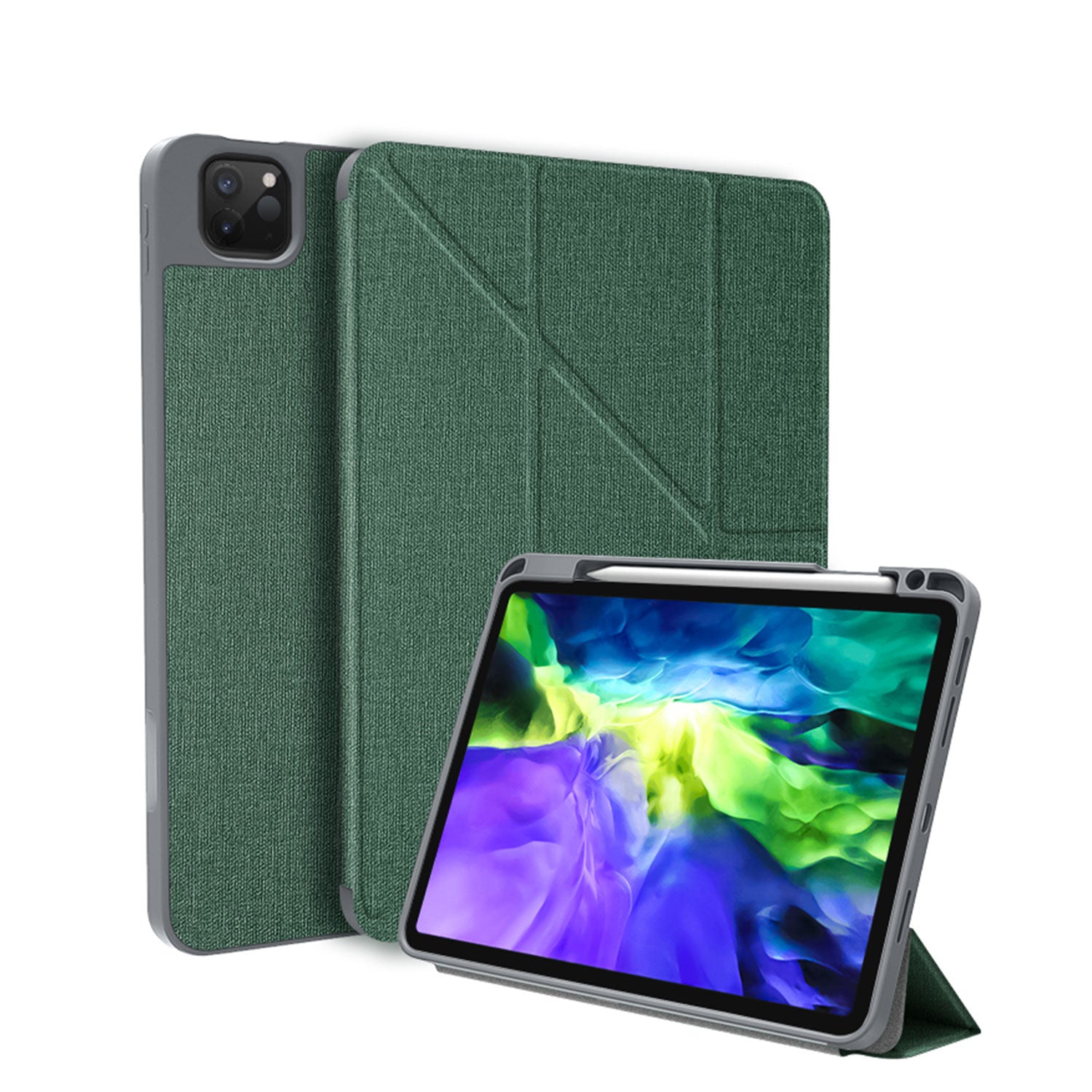Mutural iPad Pro 2021 / 2020 11'' Smart Cover Kingkong Case Green