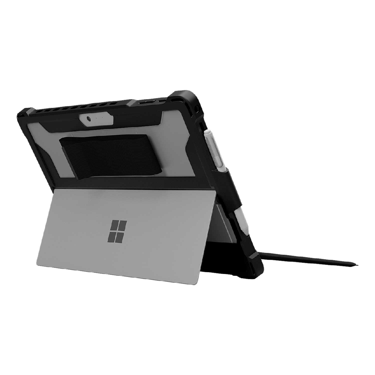 MAXCases Extreme Microsoft Surface Pro 5/6/7 12.3" Open Kickstand Design Black