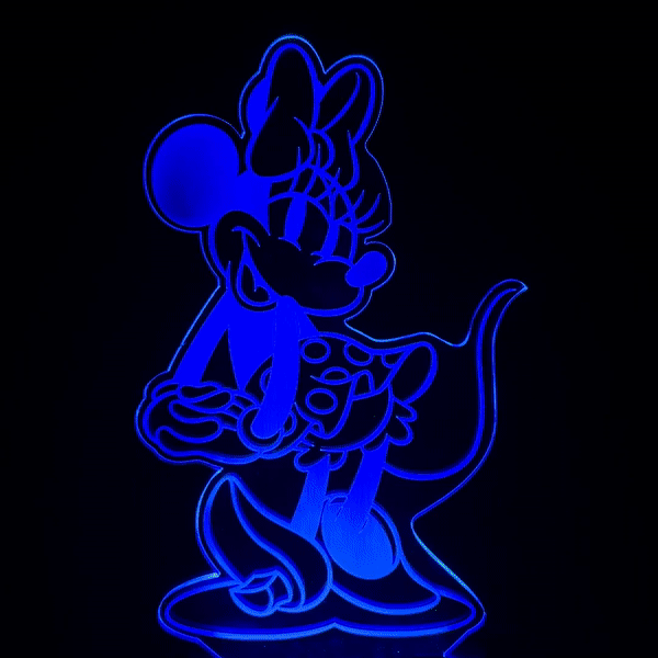 Disney 3D RGB App Controlled USB LED Night Light Minnie