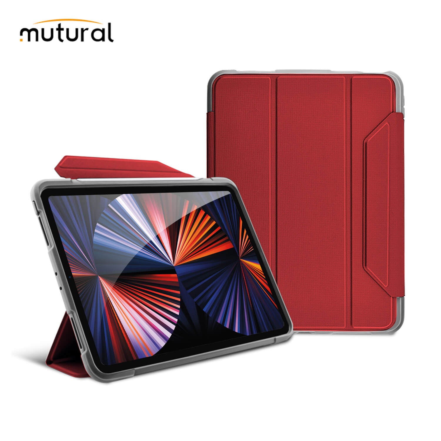 Mutural iPad Pro 2021 / 2020 11'' Smart Cover YG Case Red