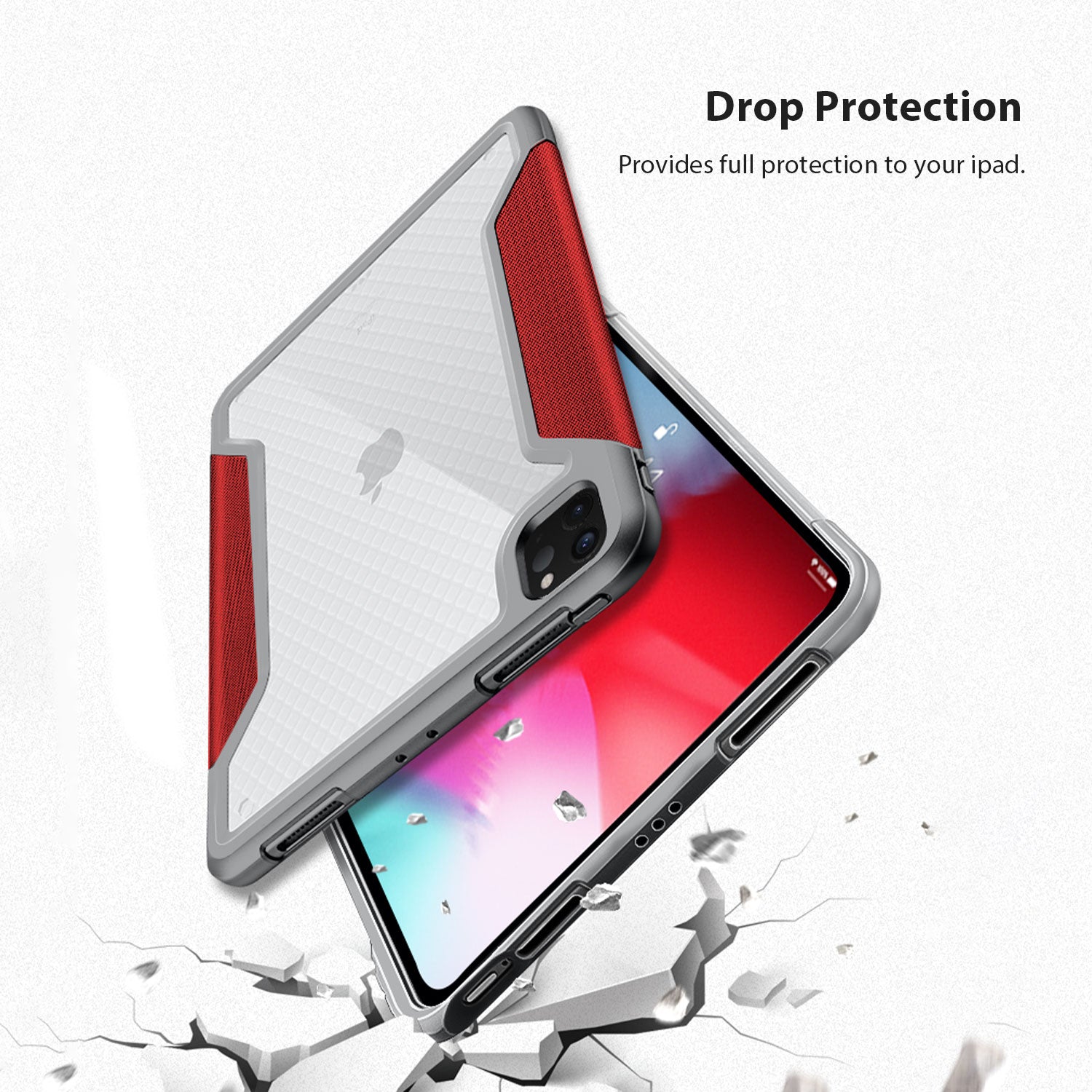Mutural iPad Pro 2022 / 2021 / 2018 11'' Smart Cover YG Case Red