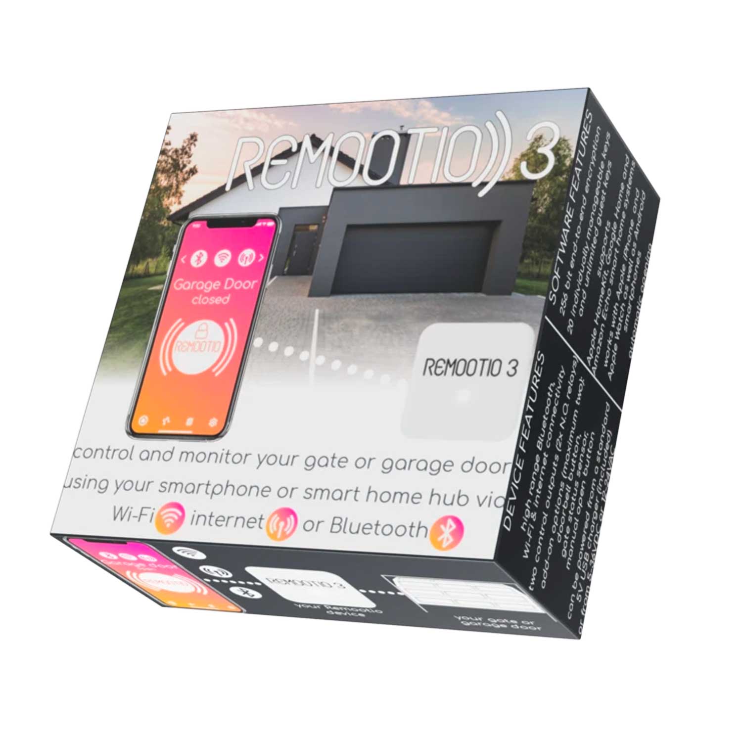 Remootio 3 WiFi and Bluetooth Smart Auto Garage Door Opener