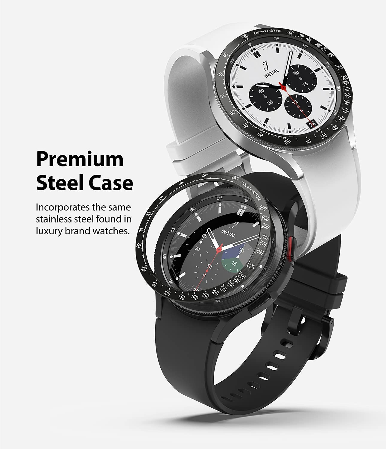 Ringke Samsung Galaxy Watch 4 Classic 42mm Bezel Styling Ring Case Black