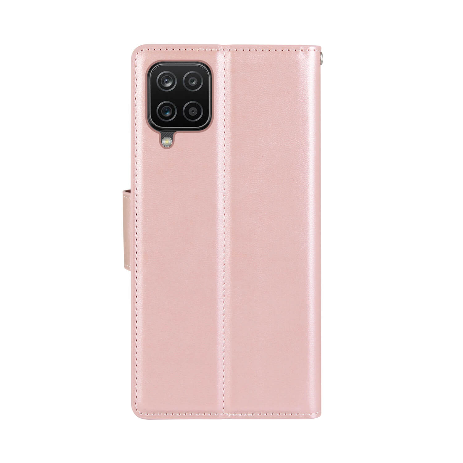 Hanman Samsung Galaxy A12 Leather Case Wallet Rose Gold