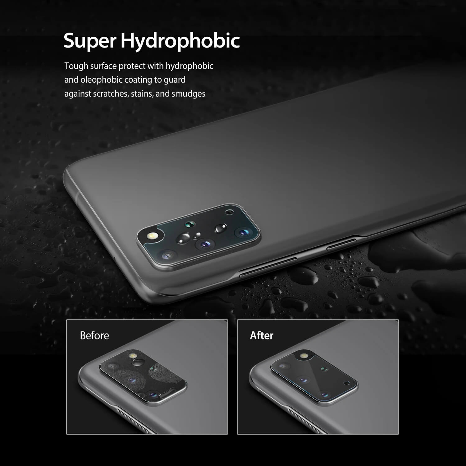 Ringke Samsung Galaxy S20 Plus Camera Protector Invisible Defender Glass