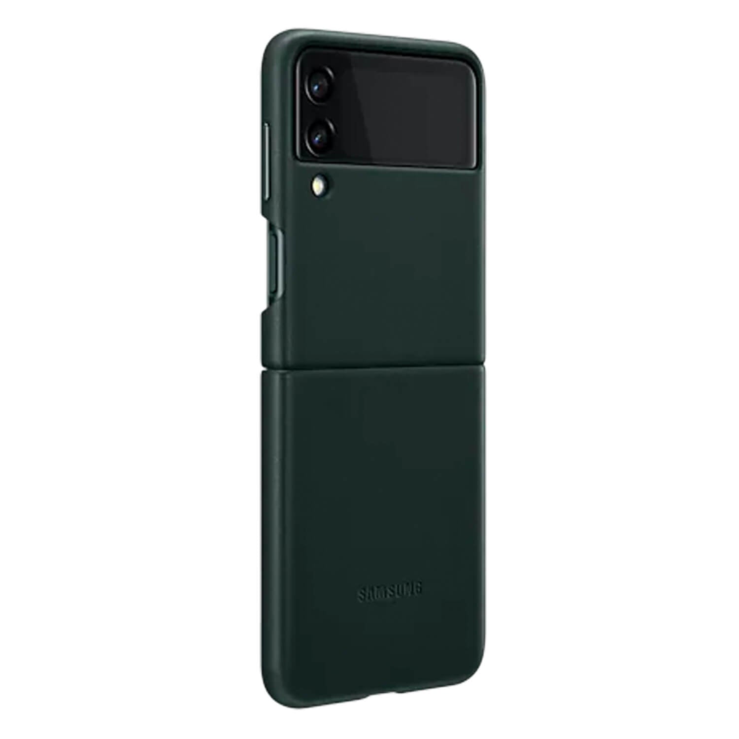 Samsung Galaxy Z Flip 3 5G Leather Cover Green