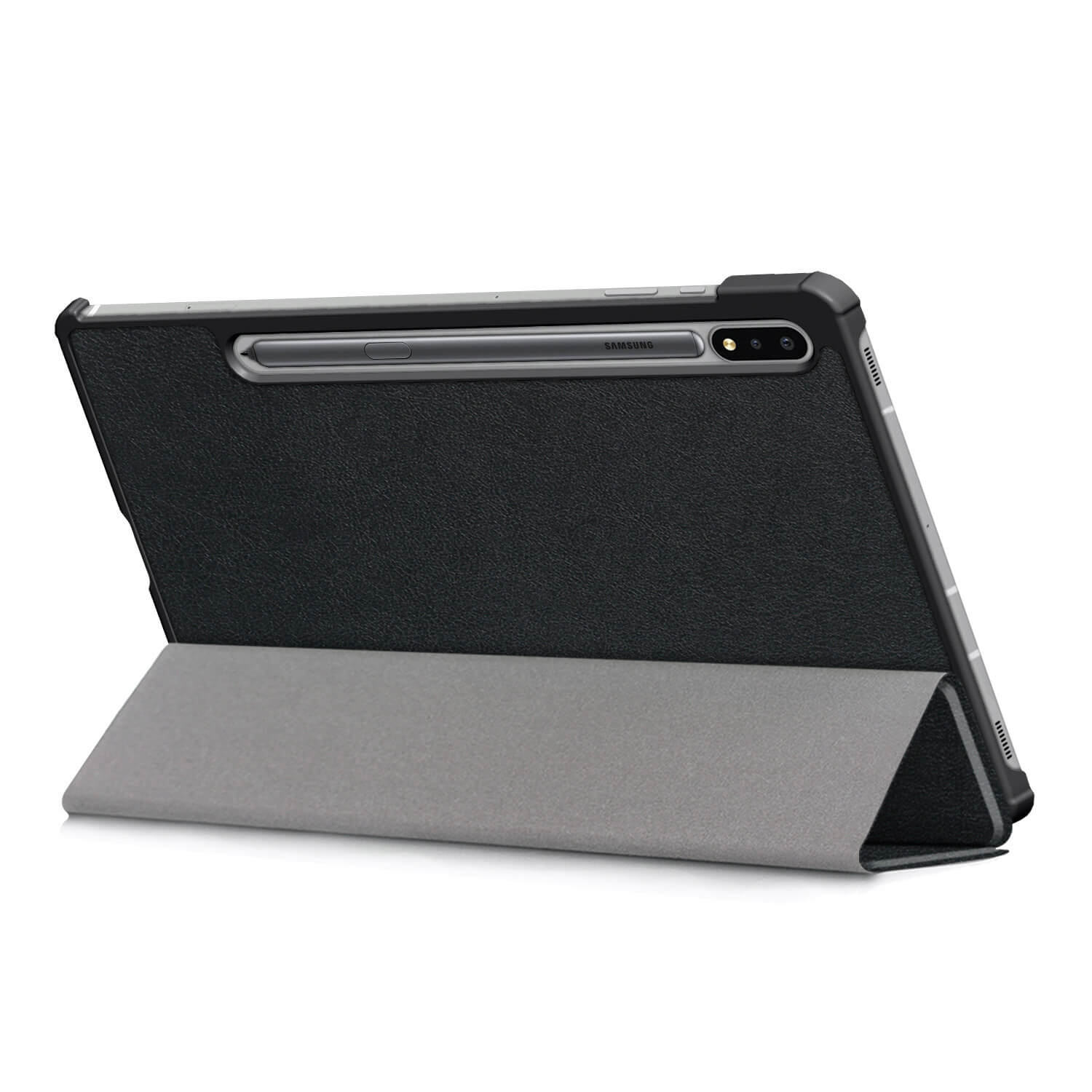 Tough on Samsung Galaxy Tab S7+ Case Smart Cover Black