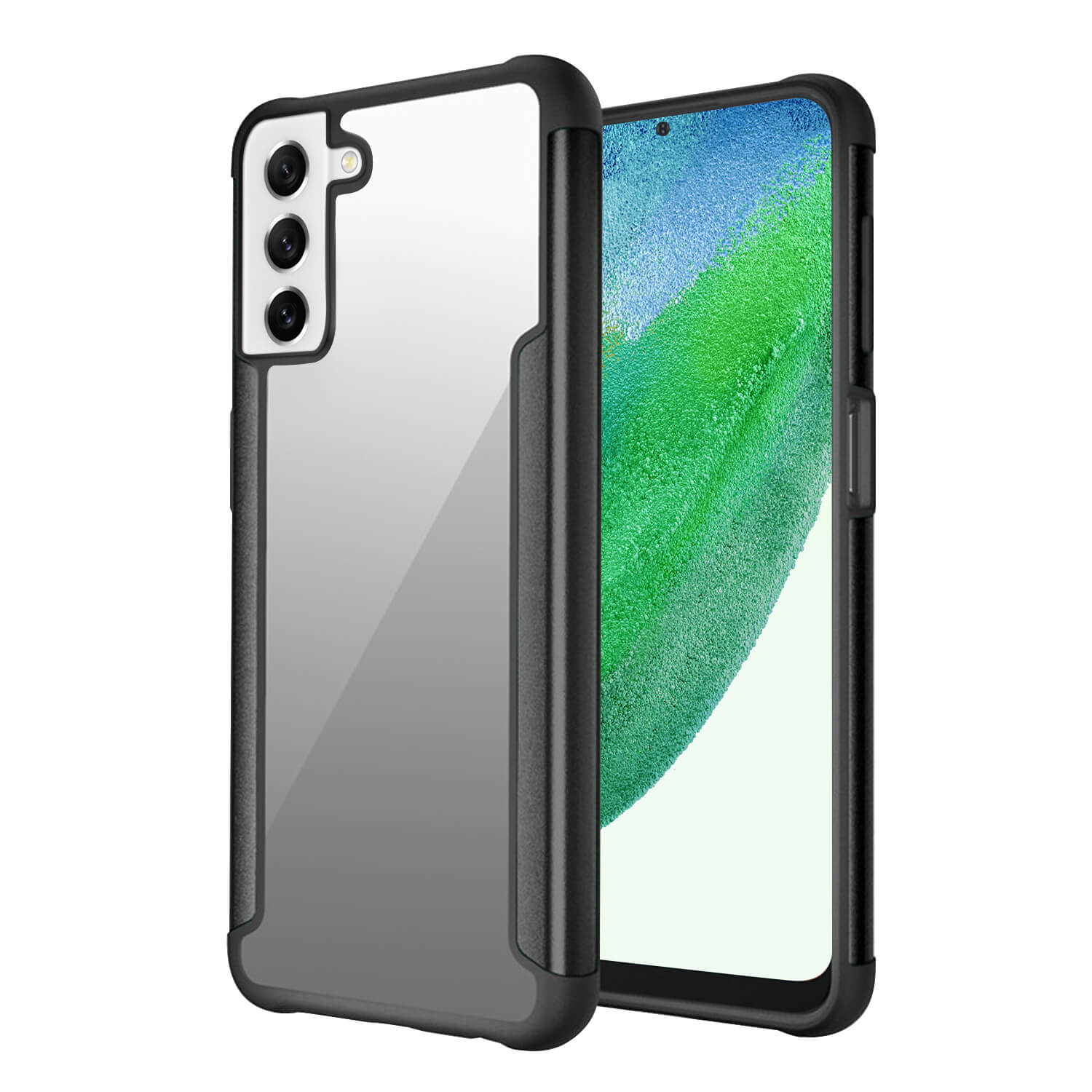 Tough On Samsung Galaxy S21 FE 5G Case Iron Shield Black