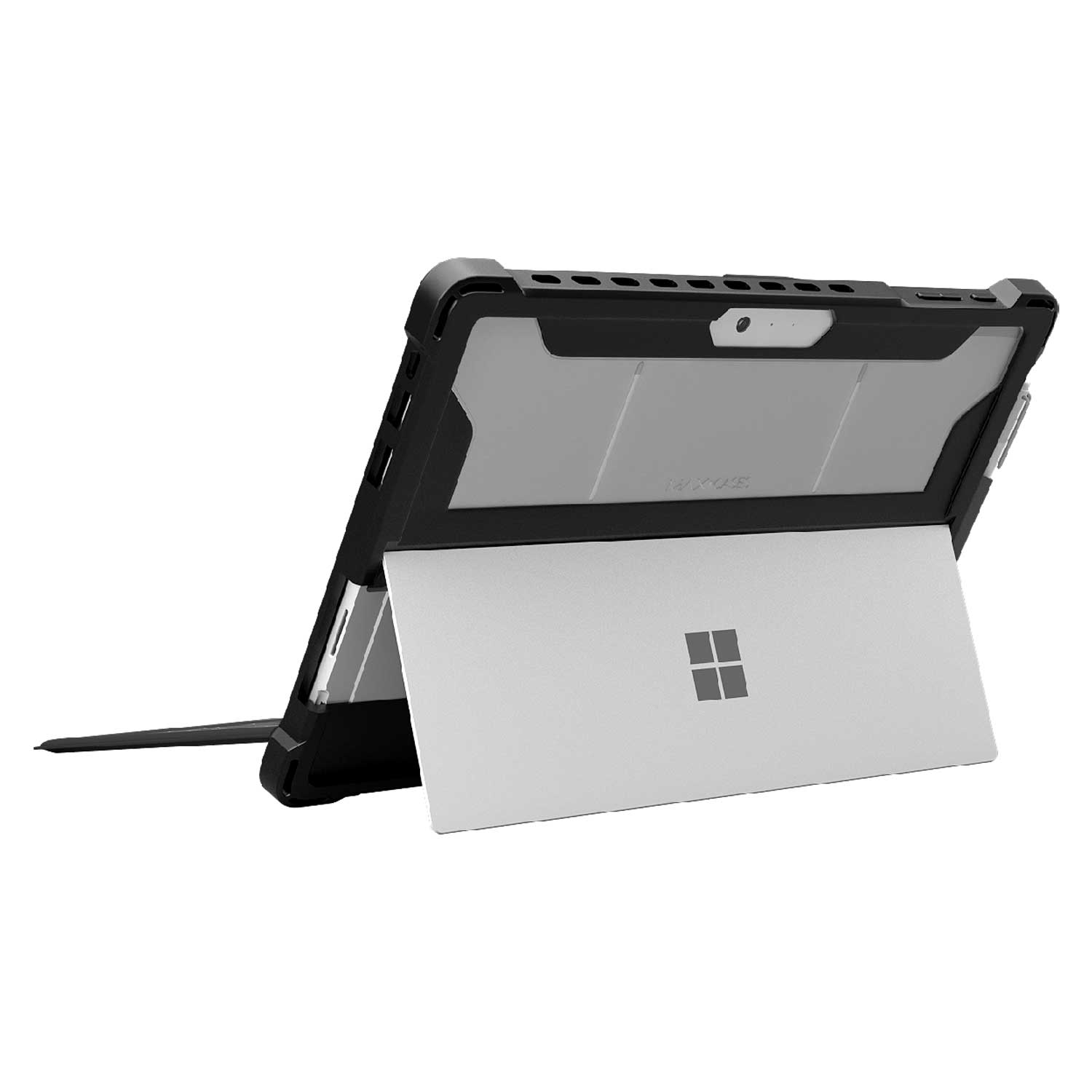 MAXCases Extreme Microsoft Surface Pro 5/6/7 12.3" Open Kickstand Design Black