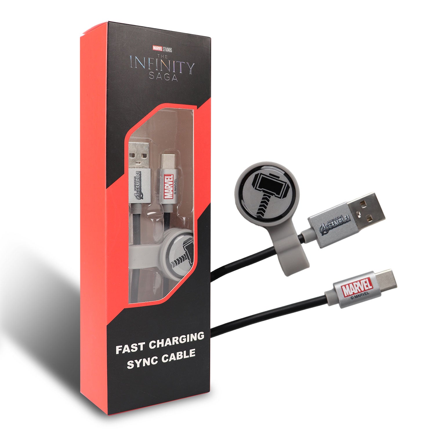 Marvel Thor USB-A to USB-C Fast Charging Cable