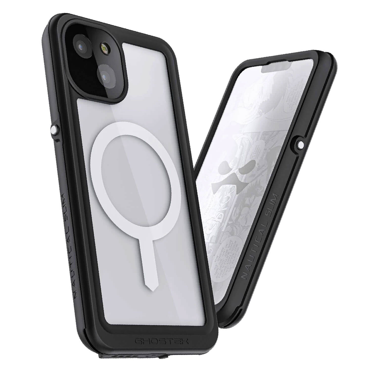 Ghostek iPhone 13 Case Nautical Slim Waterproof w/ Magsafe Clear