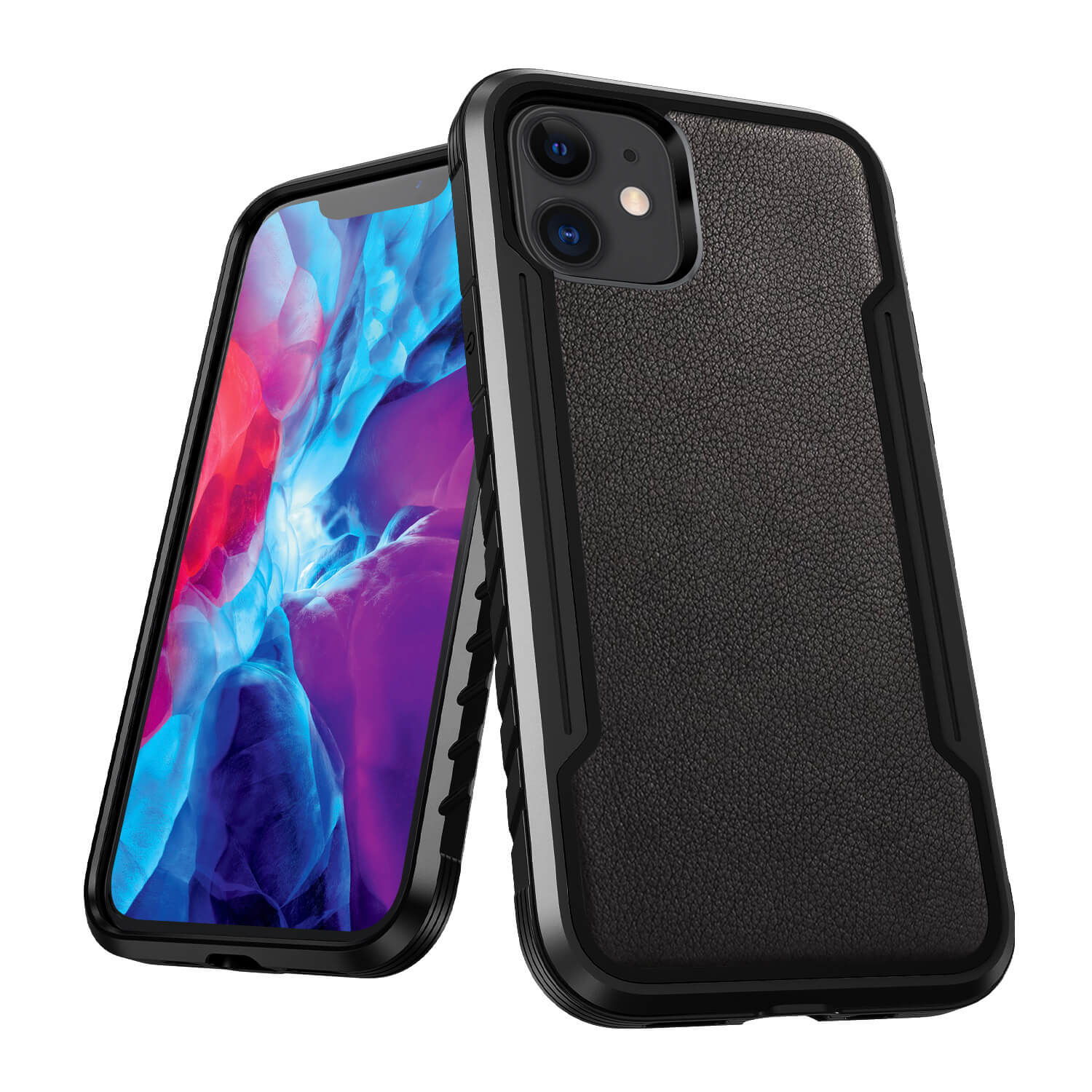 Tough On iPhone 11 Case Iron Shield Black