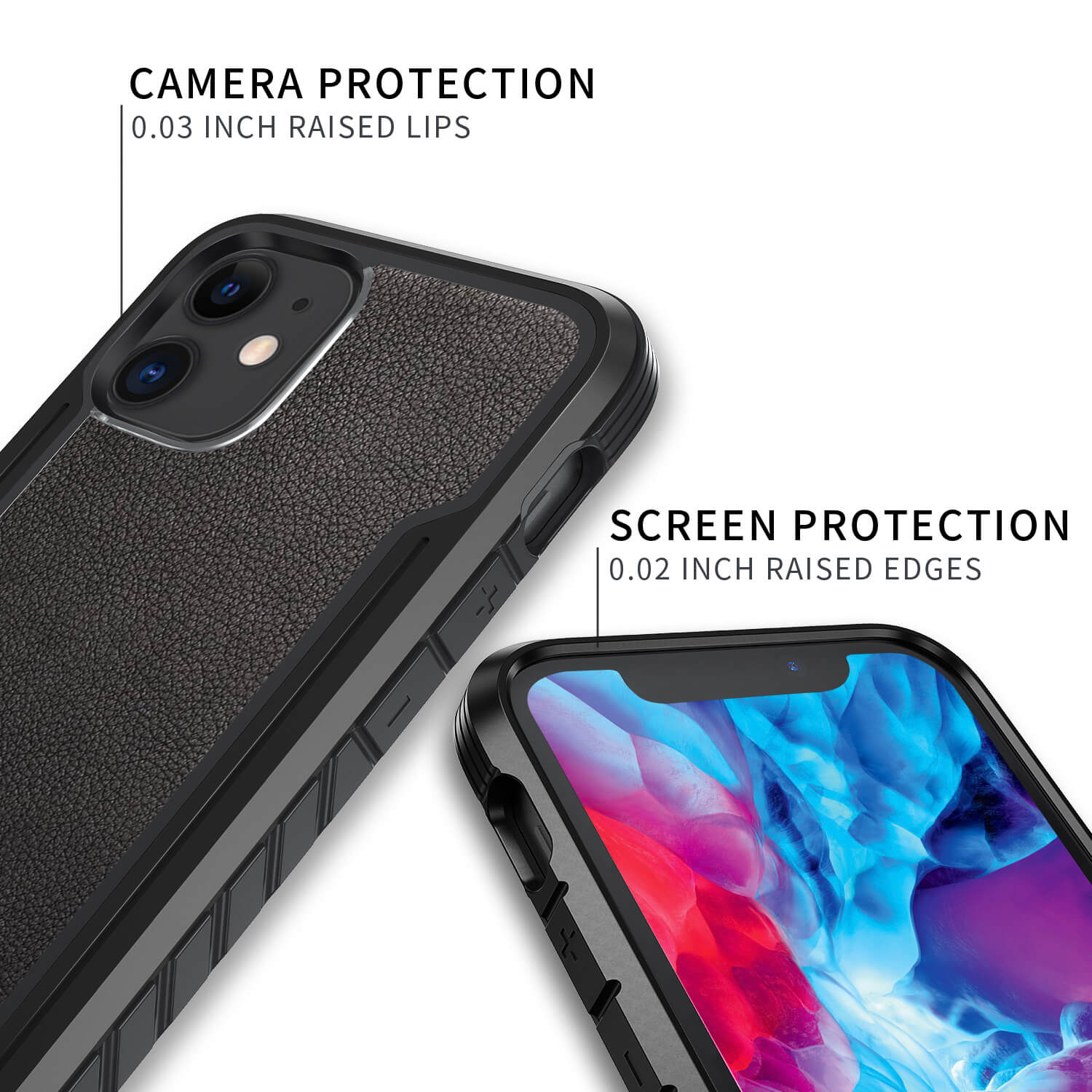 Tough On iPhone 11 Case Iron Shield Black