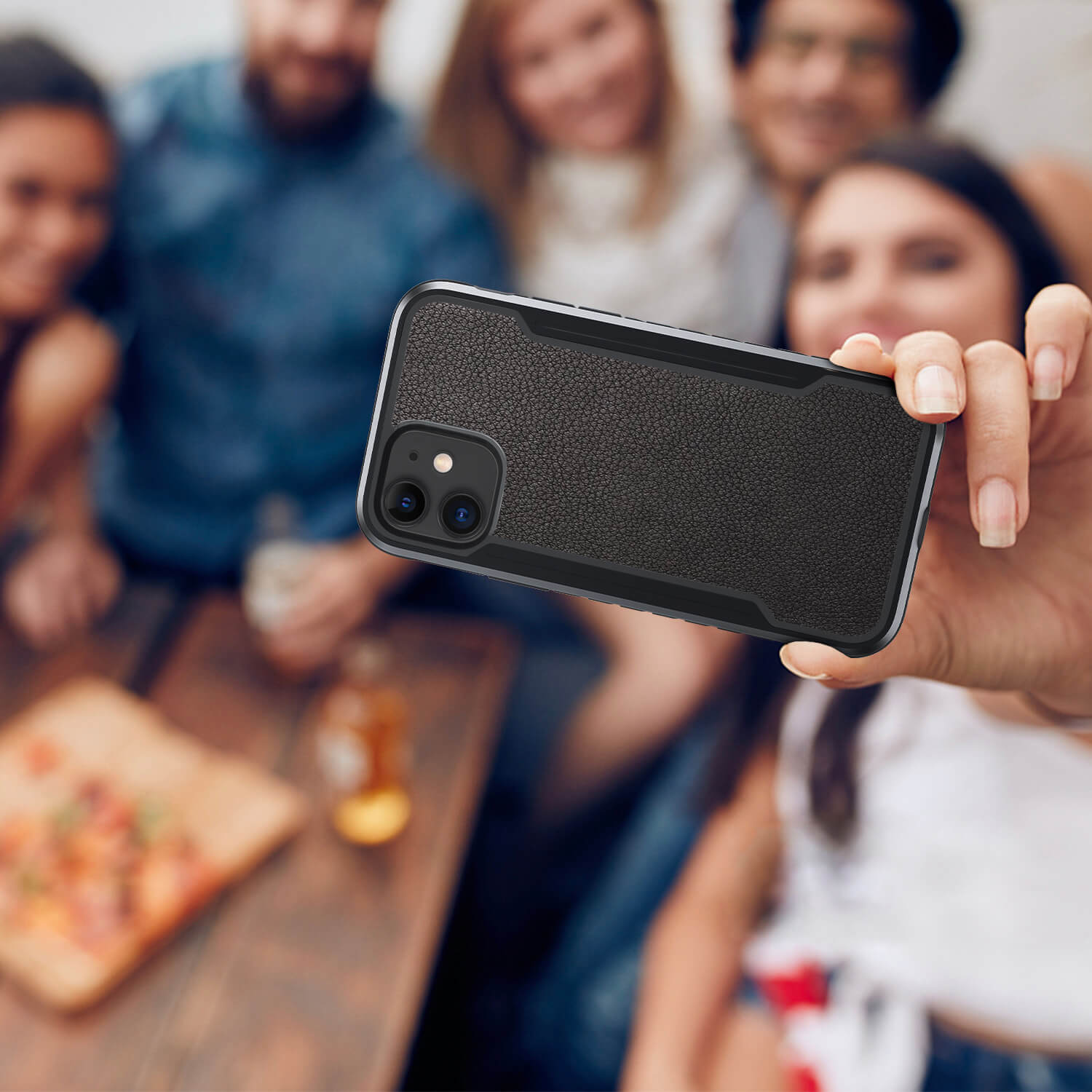 Tough On iPhone 11 Case Iron Shield Black